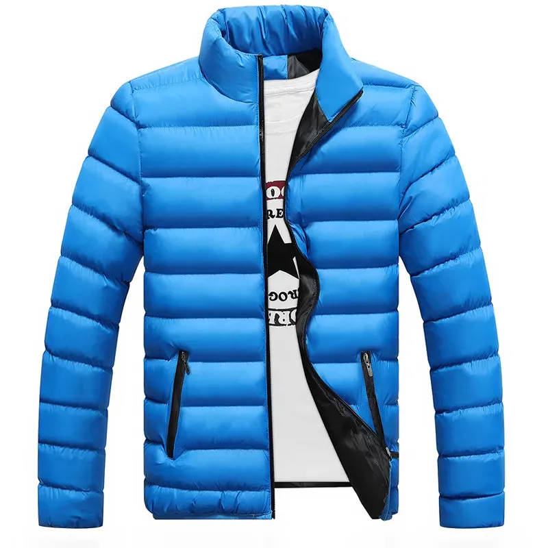 Men's Winter Thick Jacket Stand Neck Zipper*