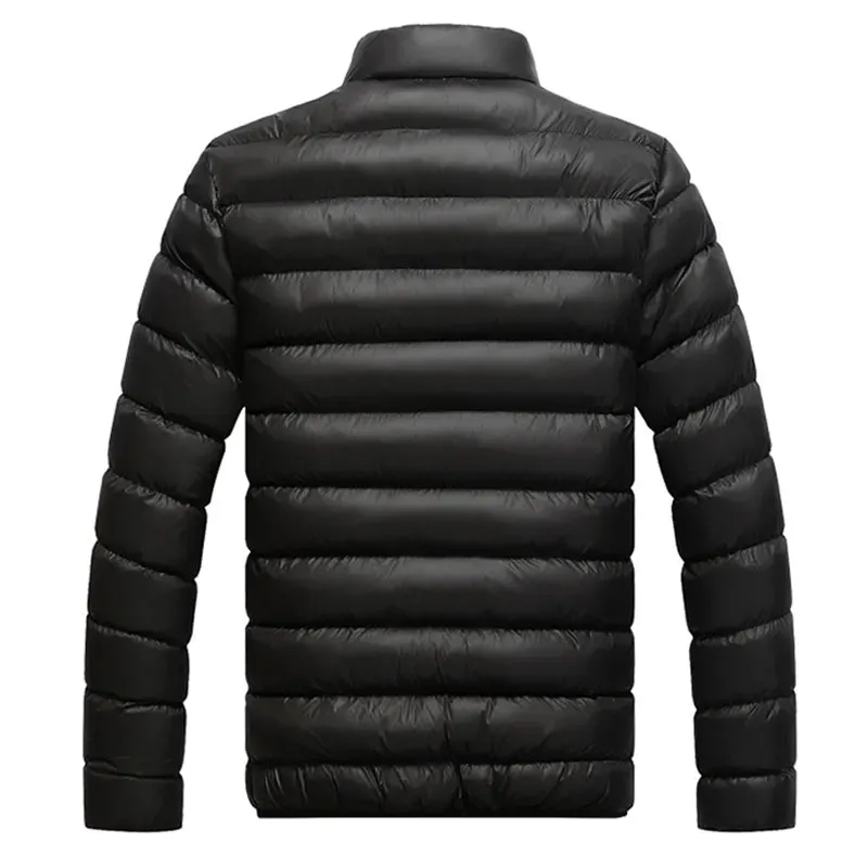 Men's Winter Thick Jacket Stand Neck Zipper*