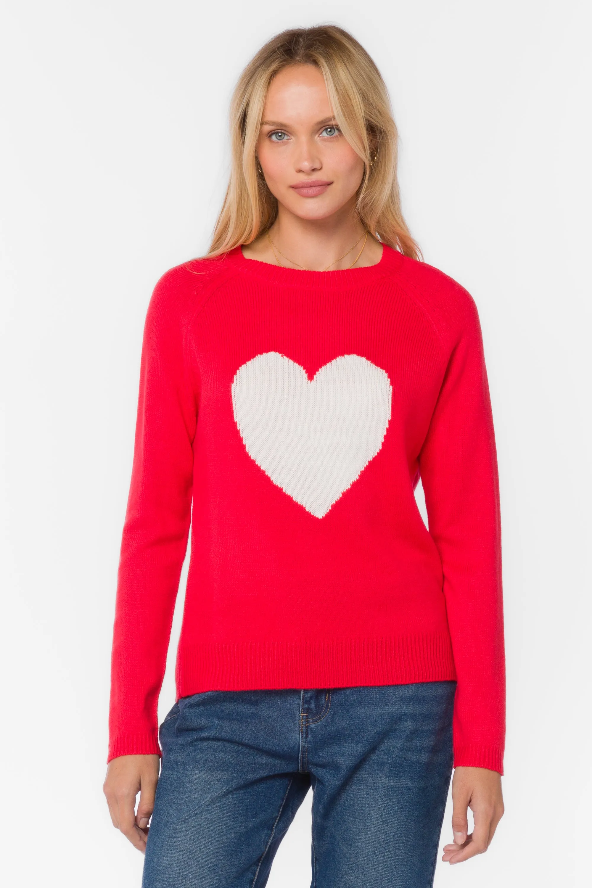 Nena Red Heart Sweater