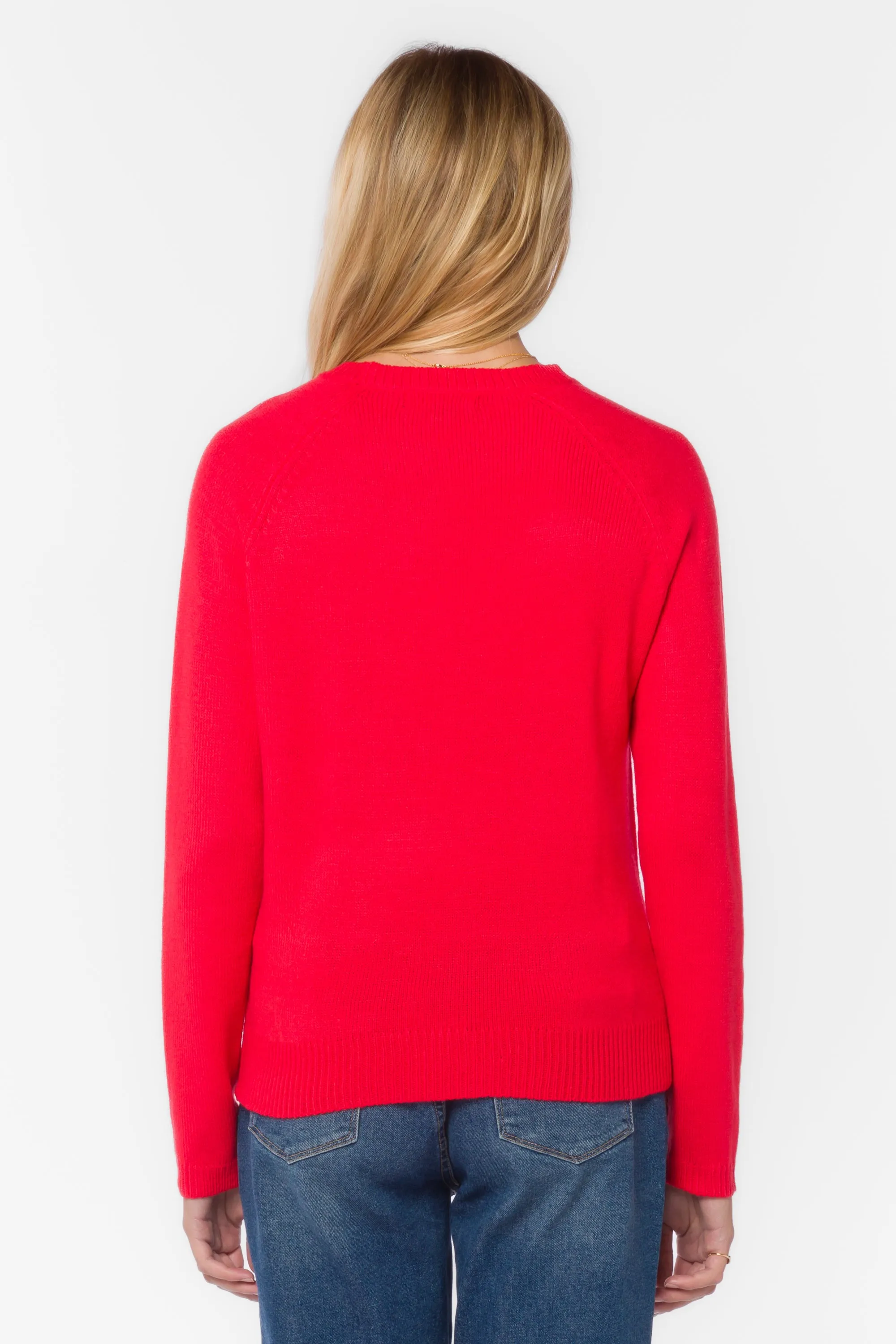 Nena Red Heart Sweater