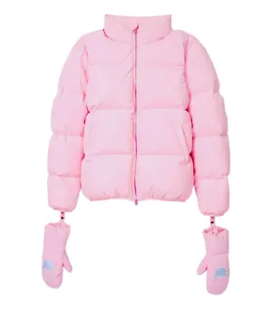 Nicopanda Uptown Puffer Down Jacket With Mittens. Size XS