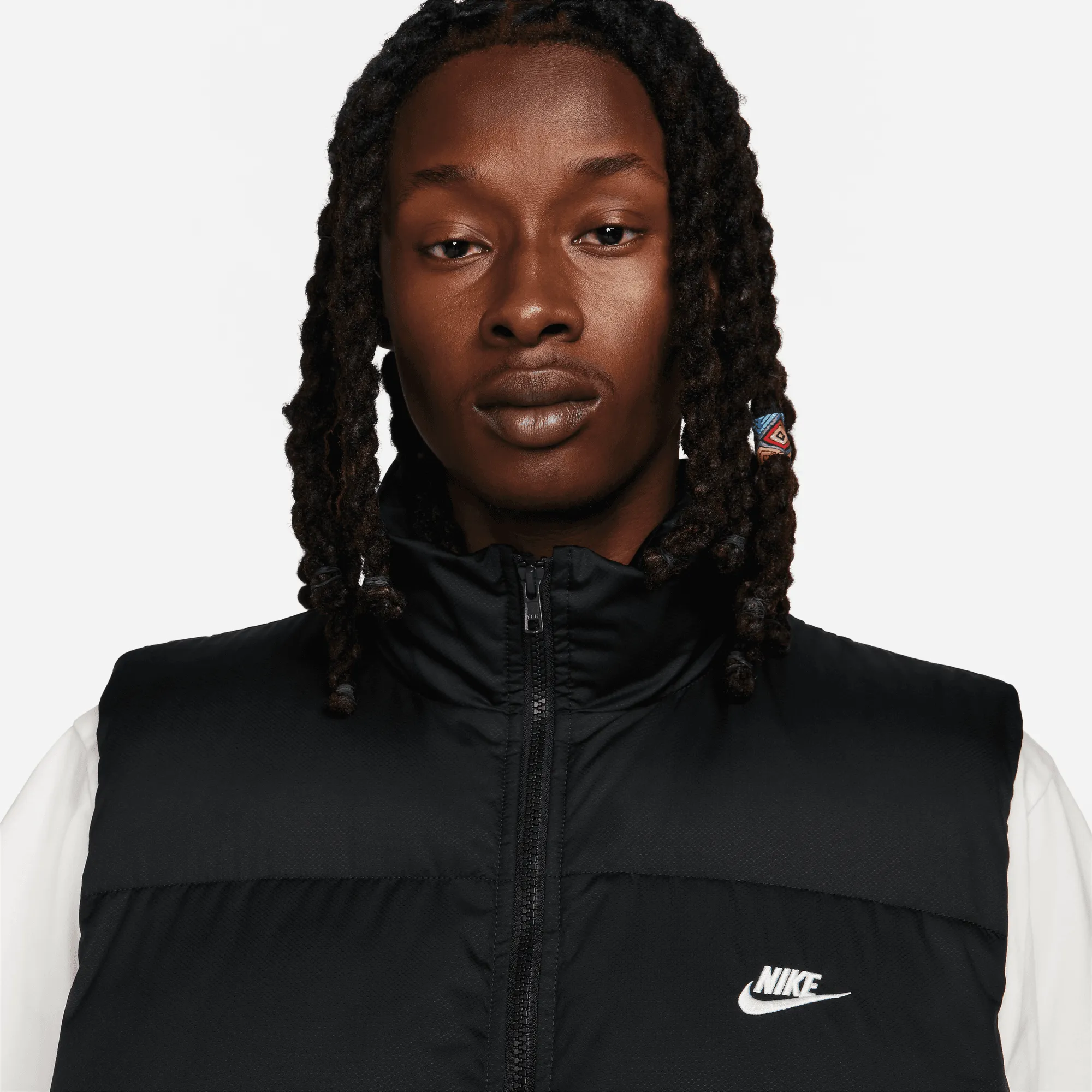 Nike Sportswear Club PrimaLoft Black Water-Repellent Puffer Vest