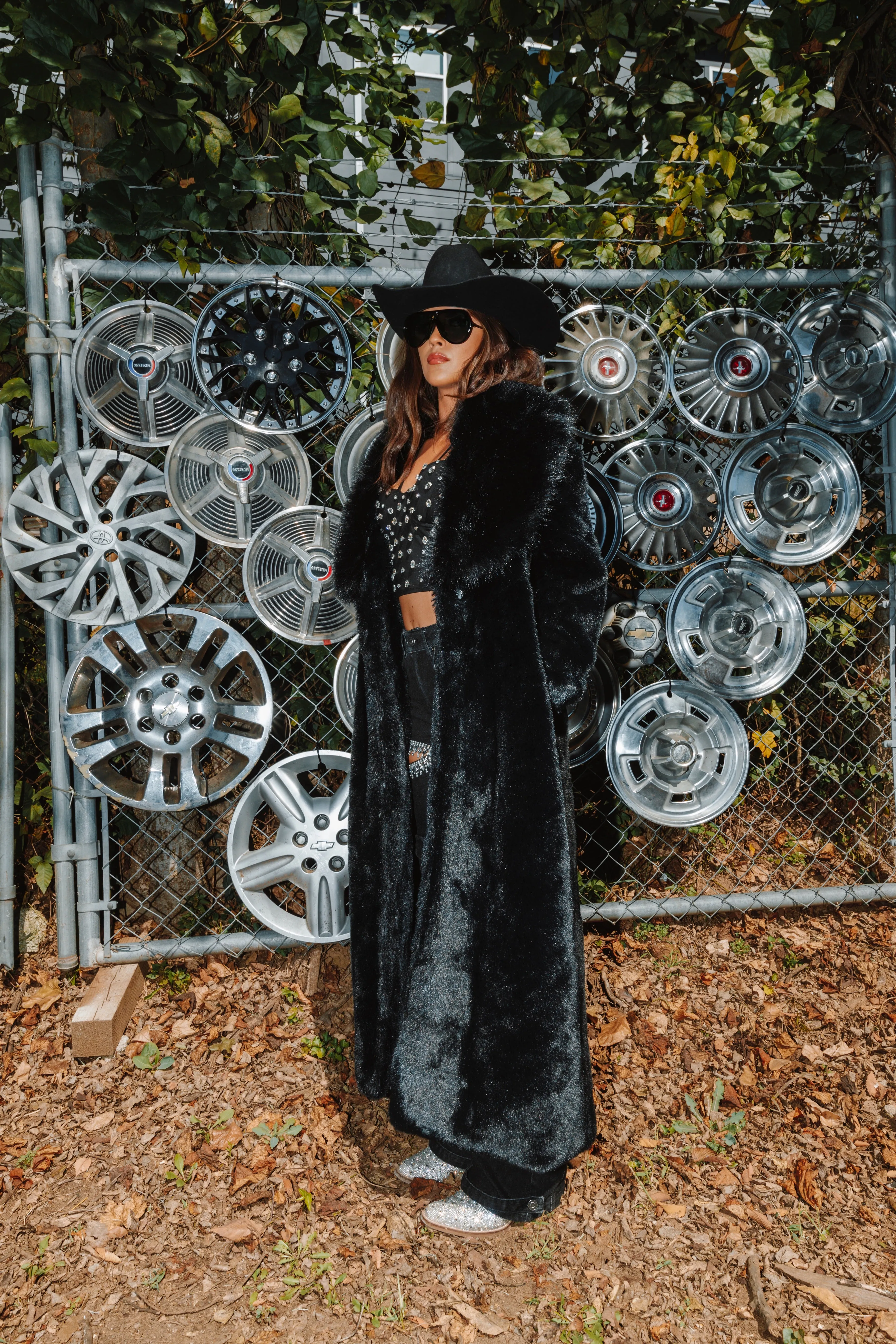 Nona Lux Fur Maxi Coat