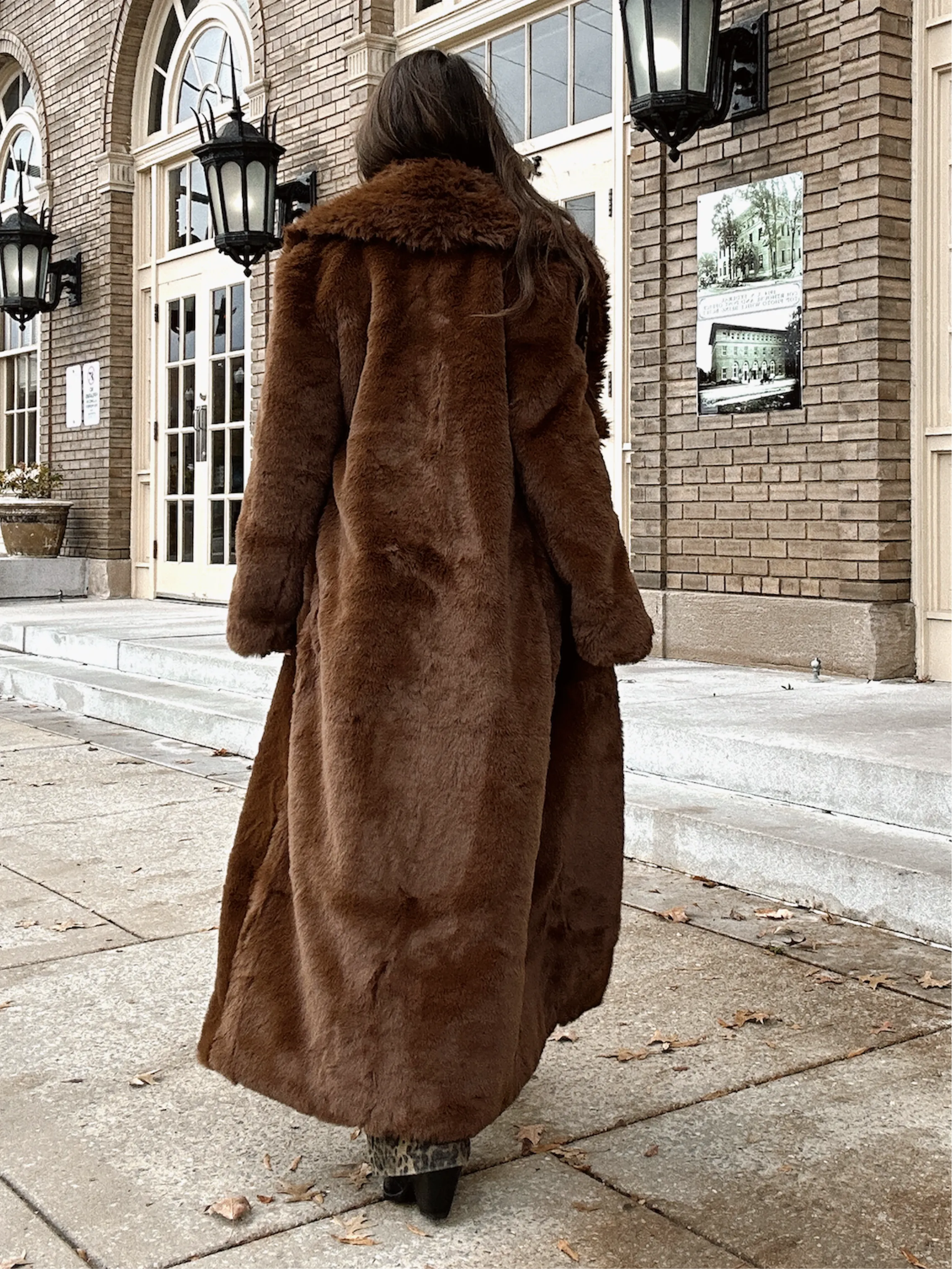 Nona Lux Fur Maxi Coat