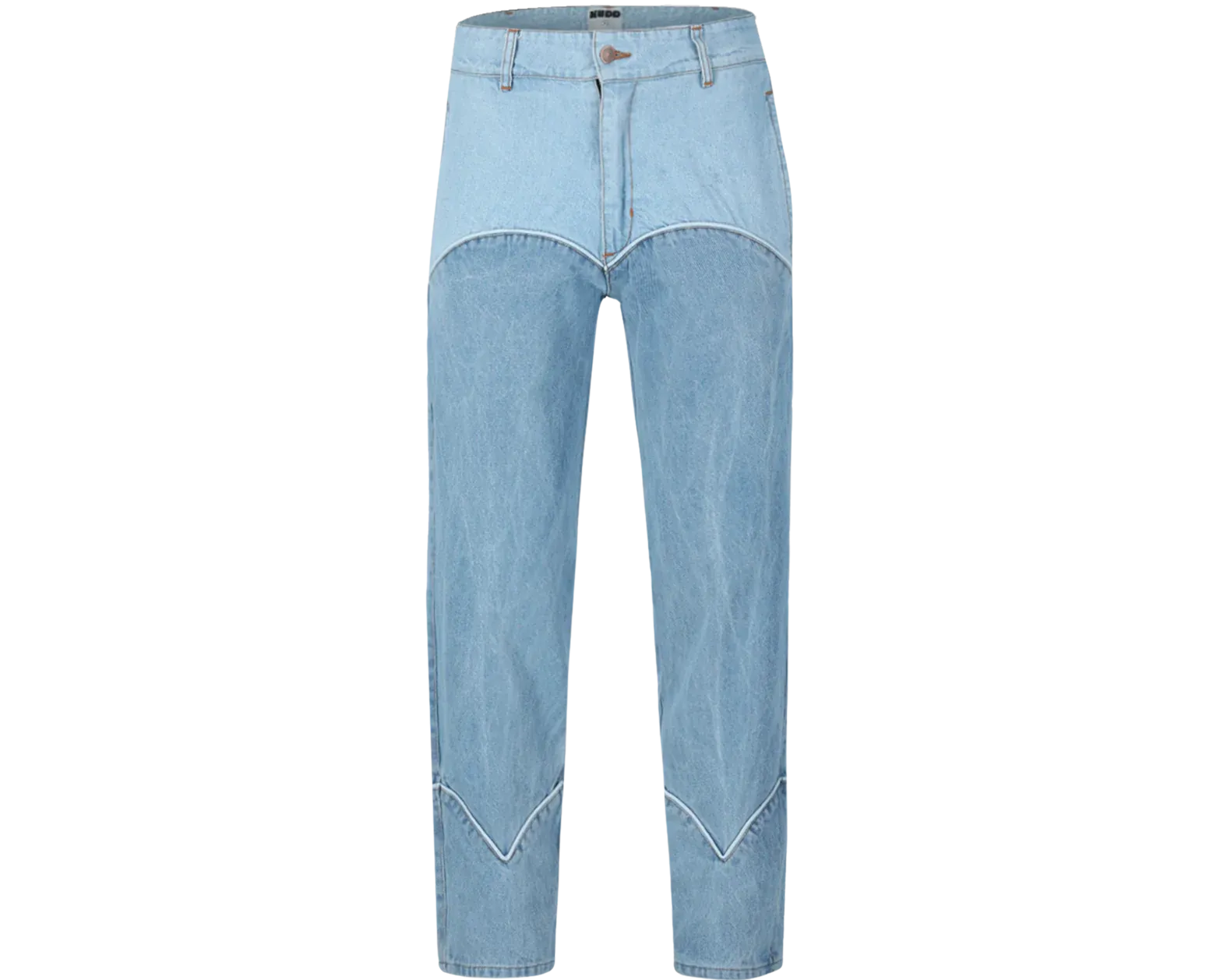 NUDD LABS DENIM HEART PANTS