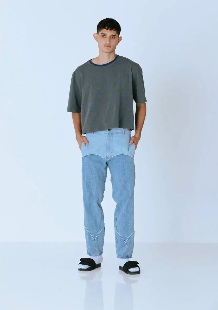 NUDD LABS DENIM HEART PANTS