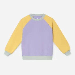 Oh-So Cosy Sweater Colorblocking I Lovely Lavender