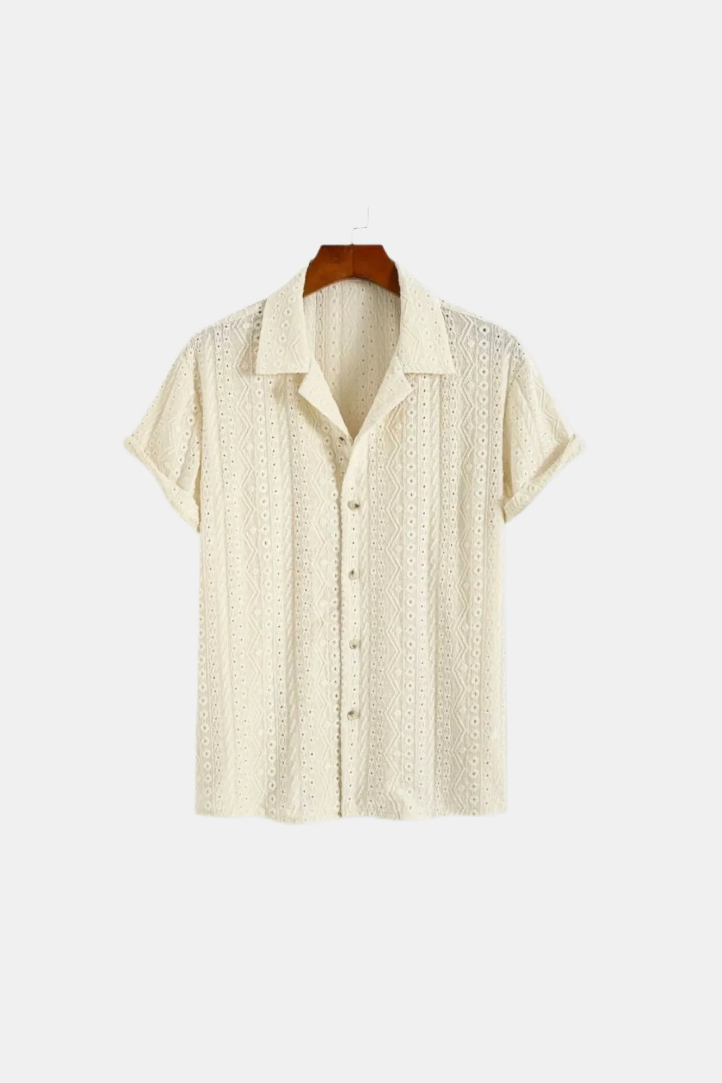 Old Money Patterned Classic Knitted Elegant Summer Polo Shirt