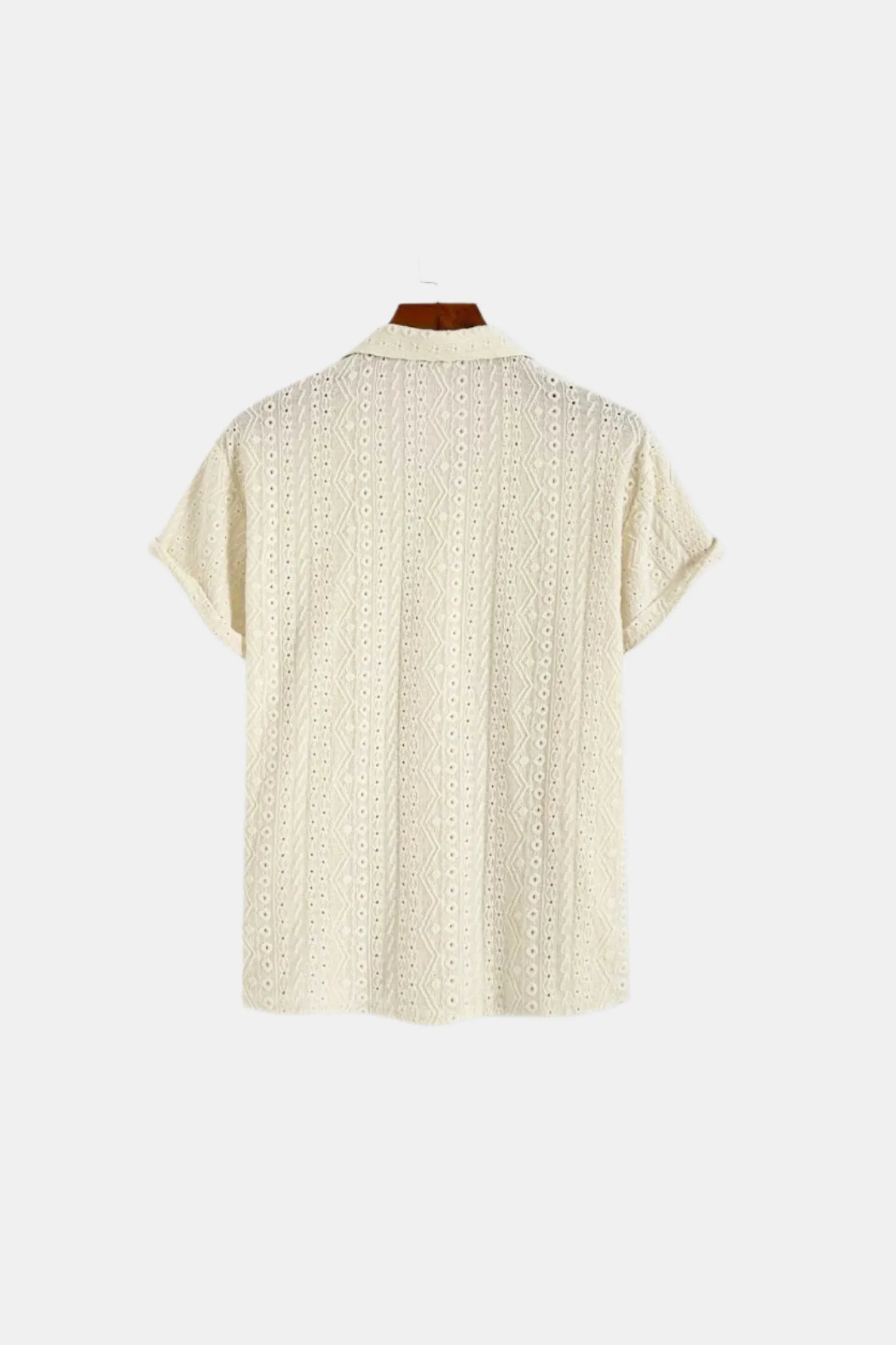 Old Money Patterned Classic Knitted Elegant Summer Polo Shirt