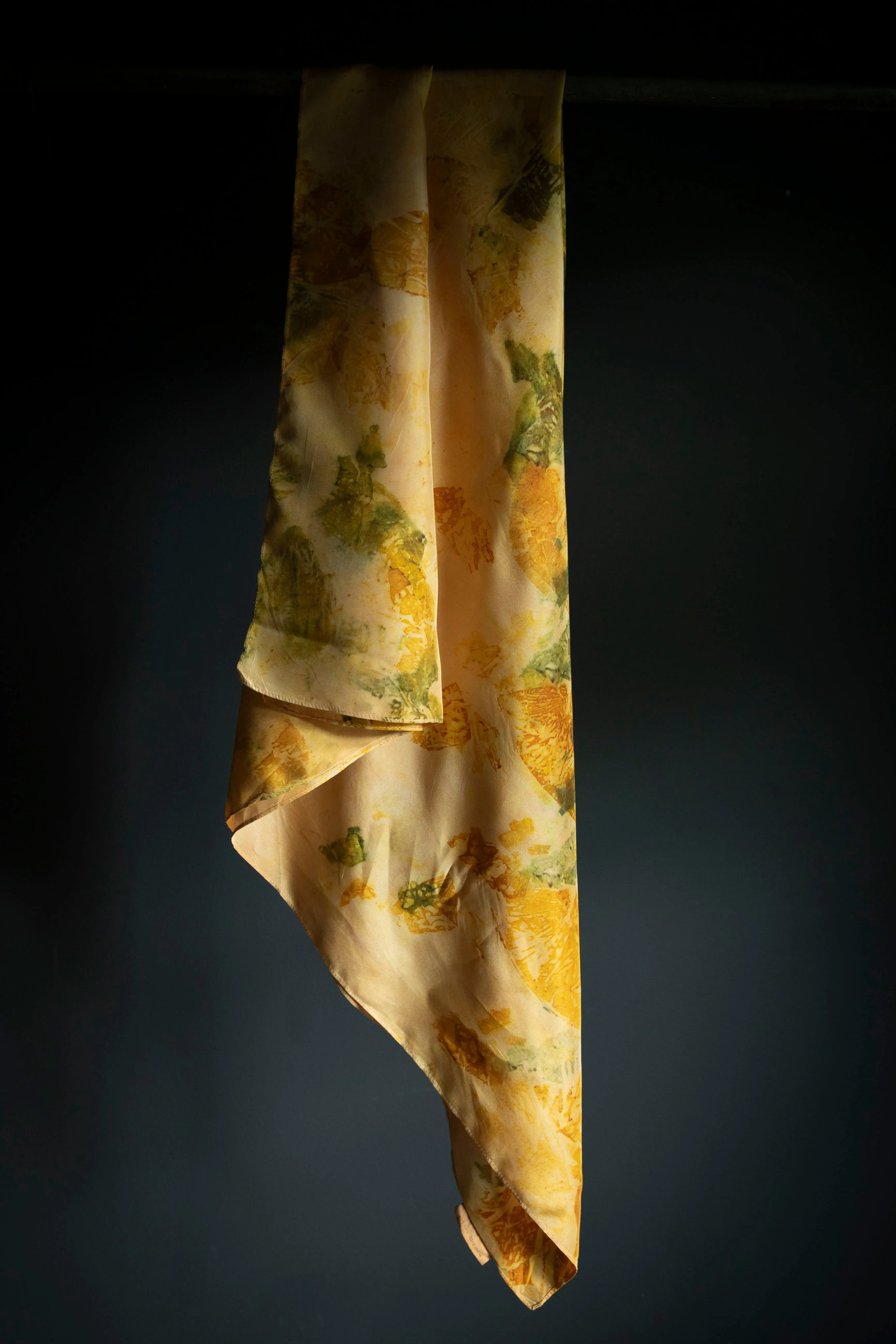 Original Eco-Dyed {Autumn}  | 100% Silk Scarf 35 x 35"