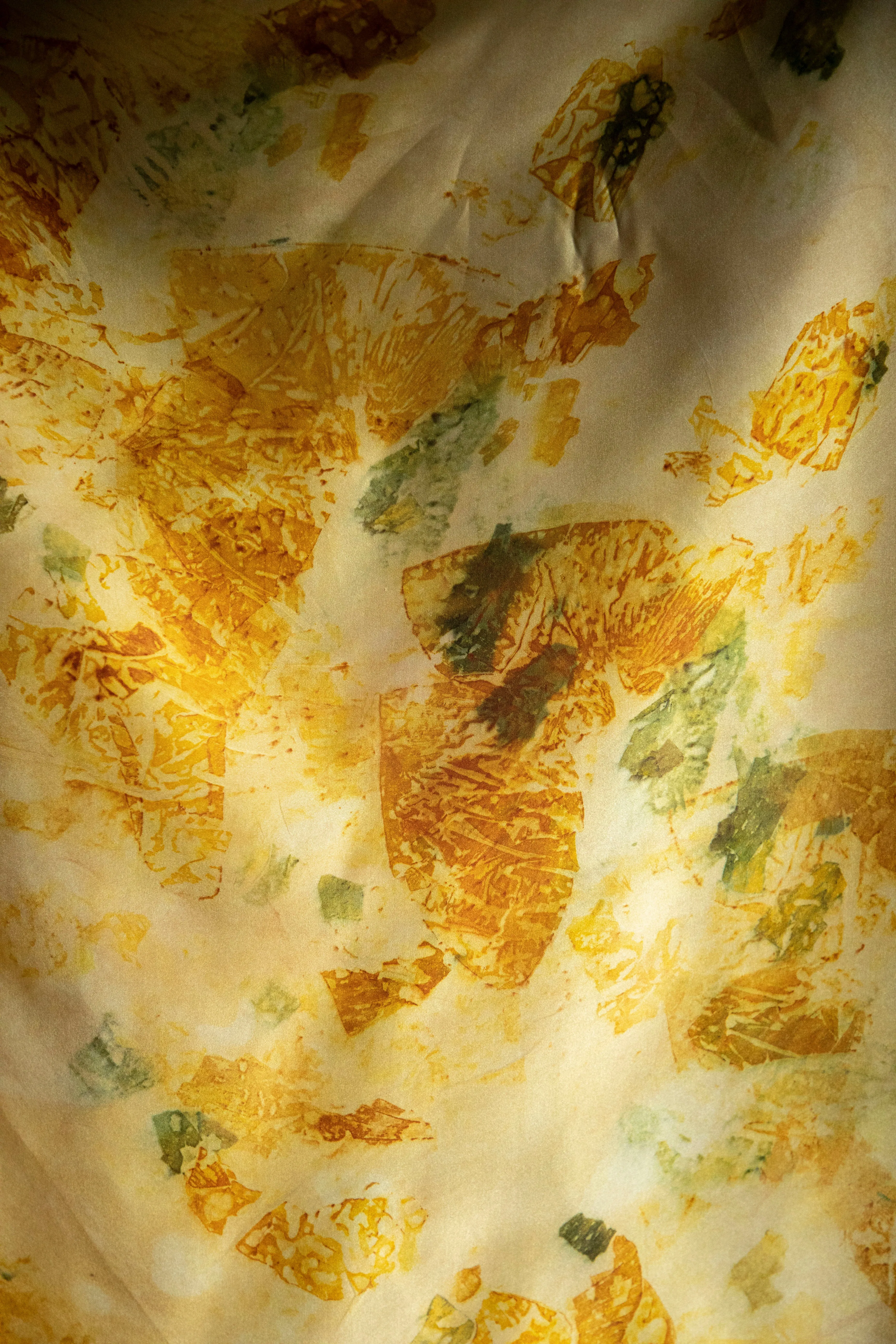 Original Eco-Dyed {Autumn}  | 100% Silk Scarf 35 x 35"