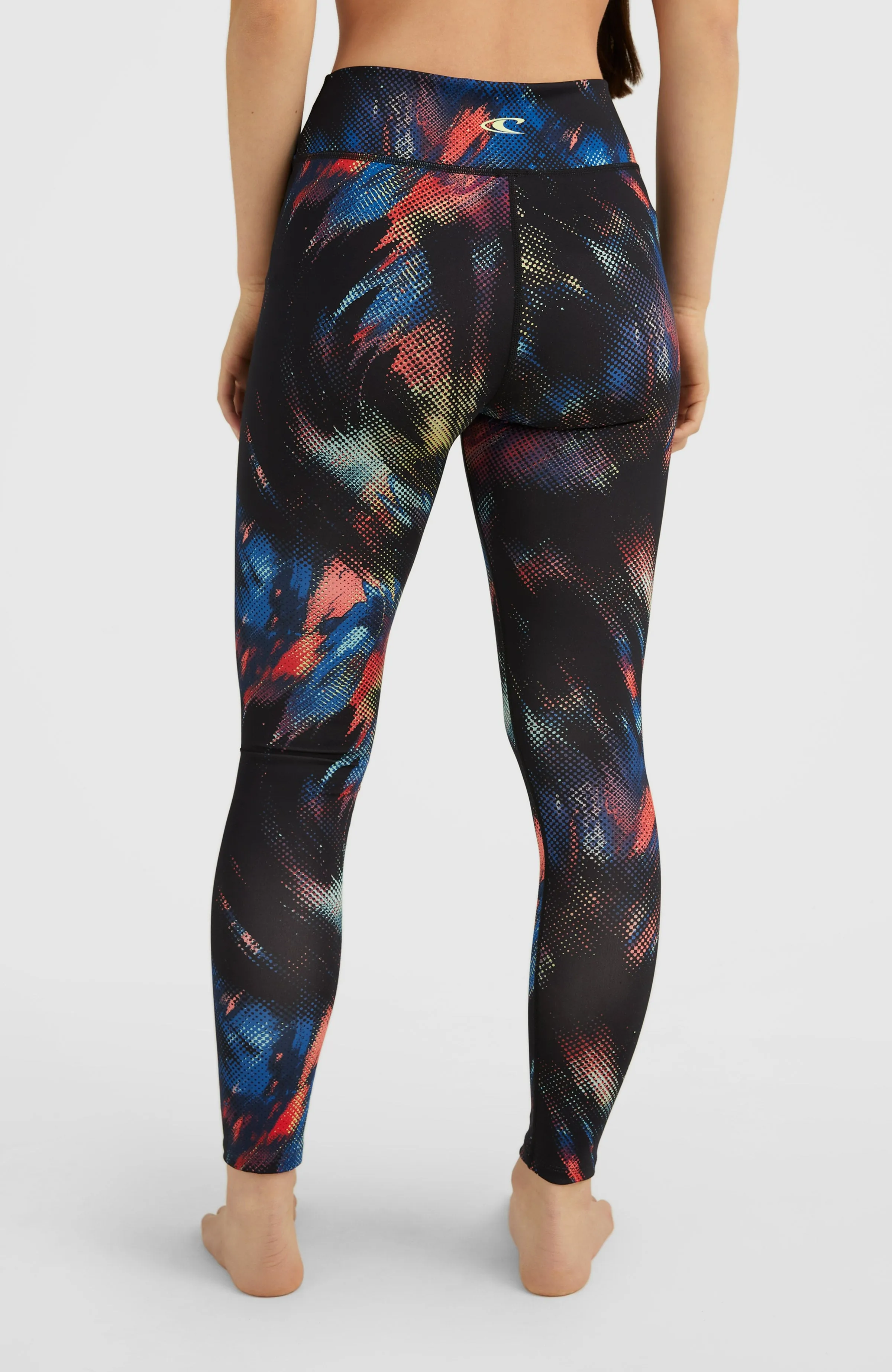 Outdoor Active High-Waist Legging | Black Future Fade