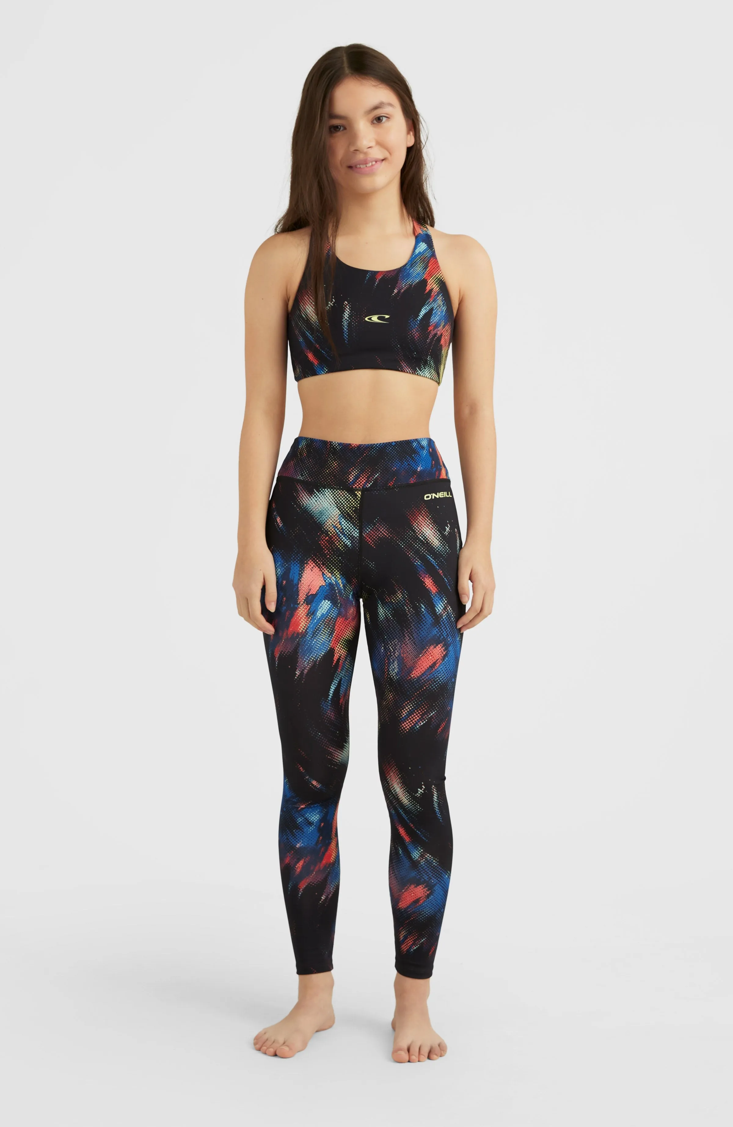 Outdoor Active High-Waist Legging | Black Future Fade