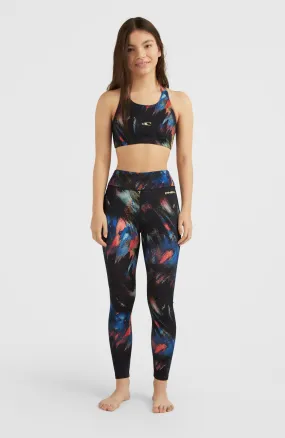 Outdoor Active High-Waist Legging | Black Future Fade