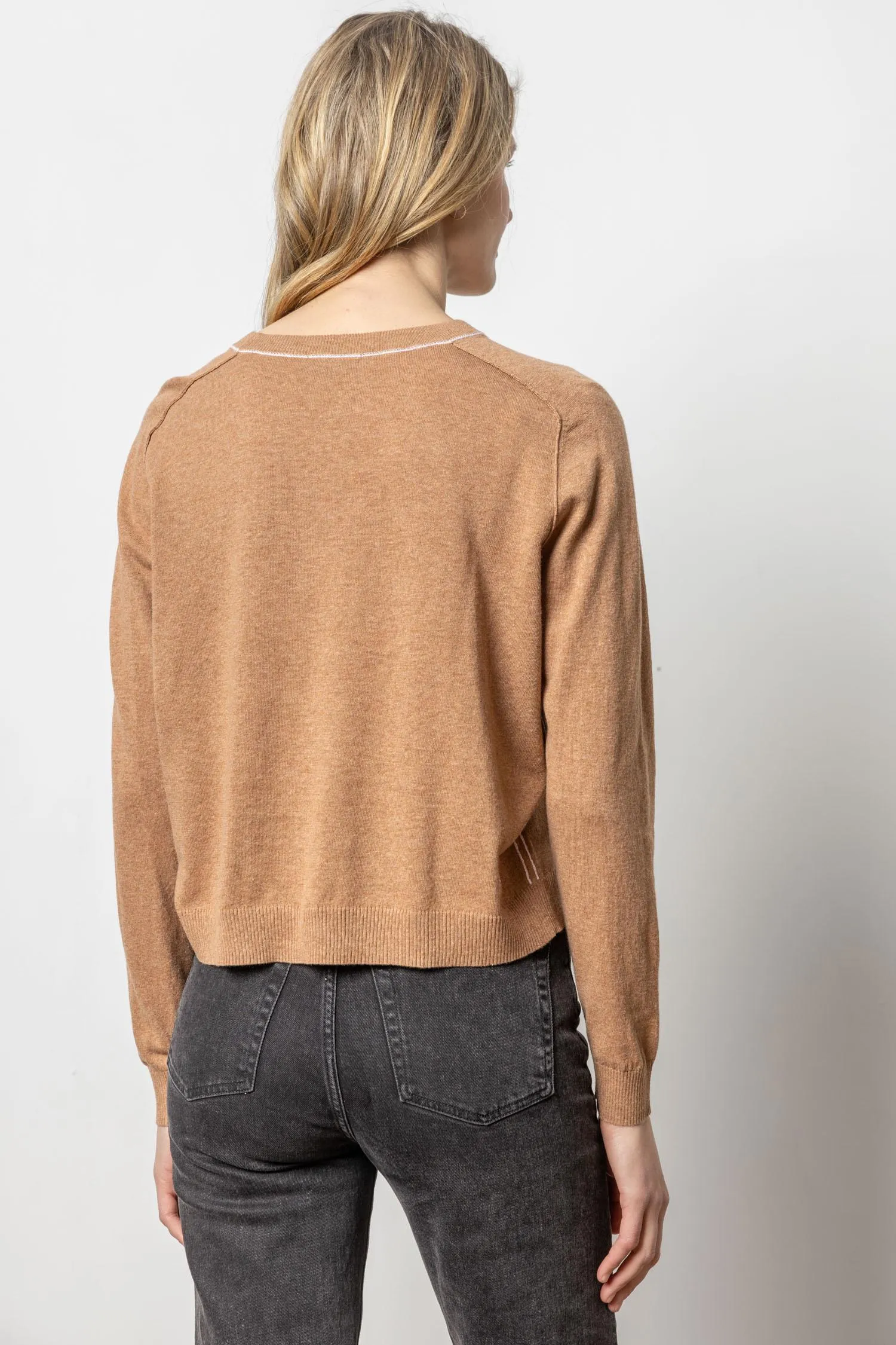 Oversized Saddle Sleeve Sweater