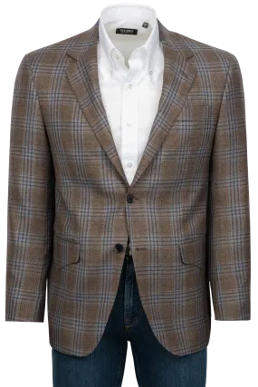 Pinto Ranch Gray Plaid Sport Coat