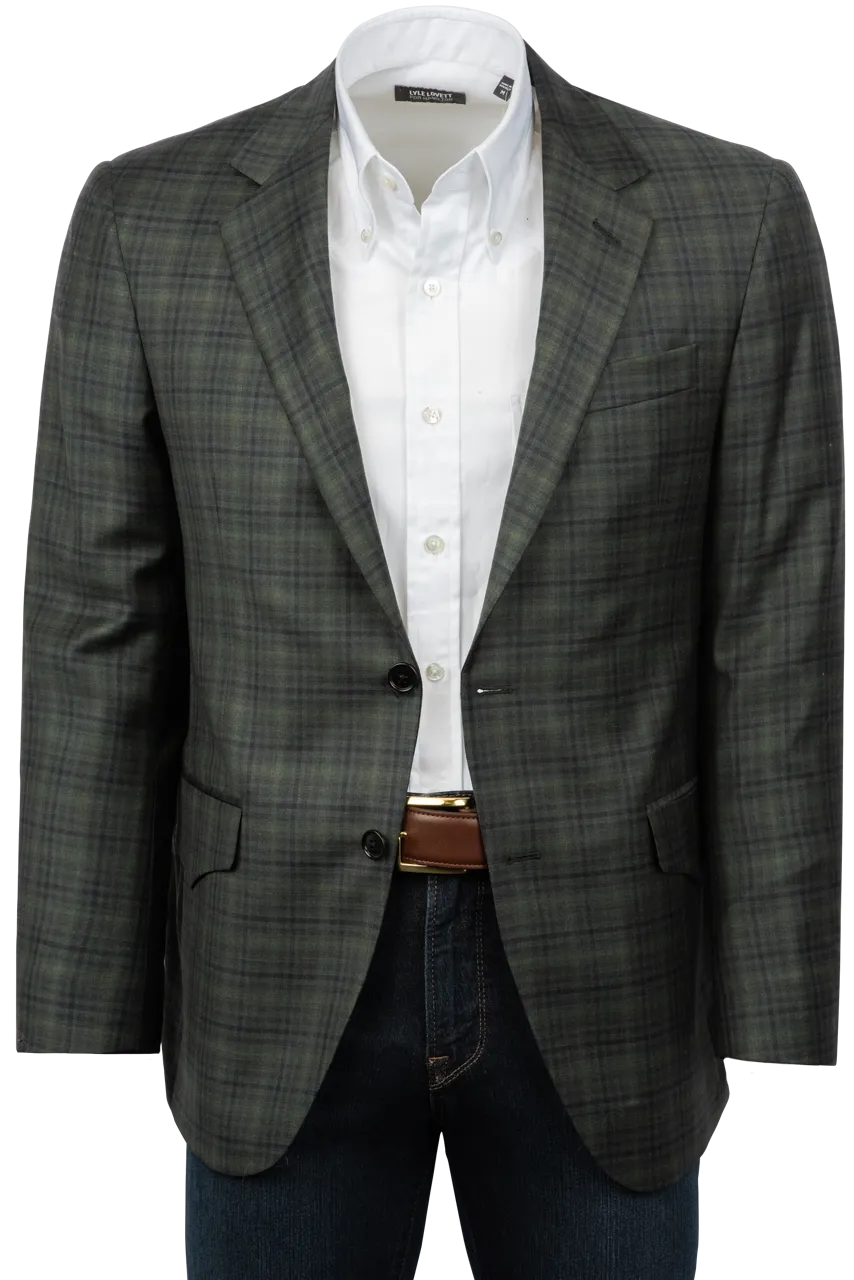 Pinto Ranch Green Plaid Sport Coat