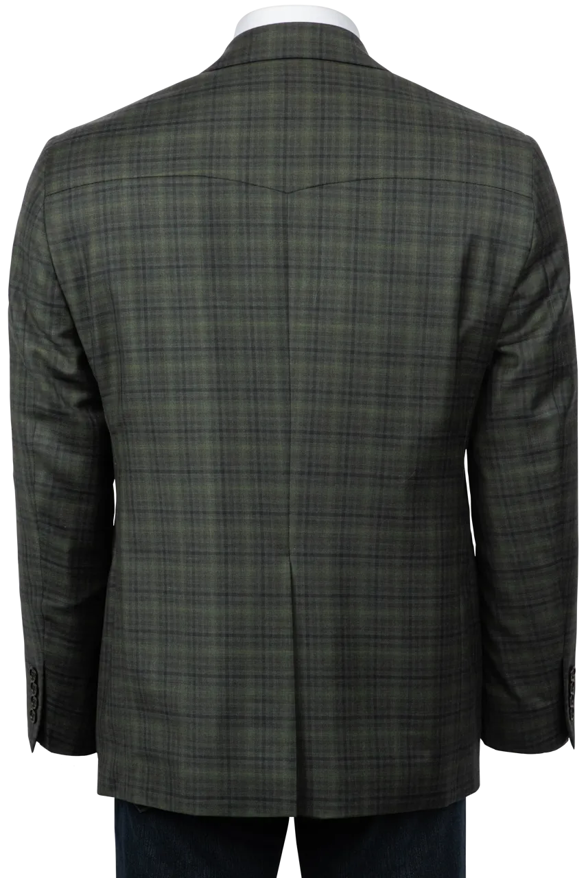 Pinto Ranch Green Plaid Sport Coat