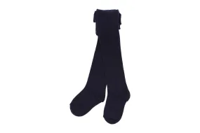 Pointelle Pair of Tights - Navy