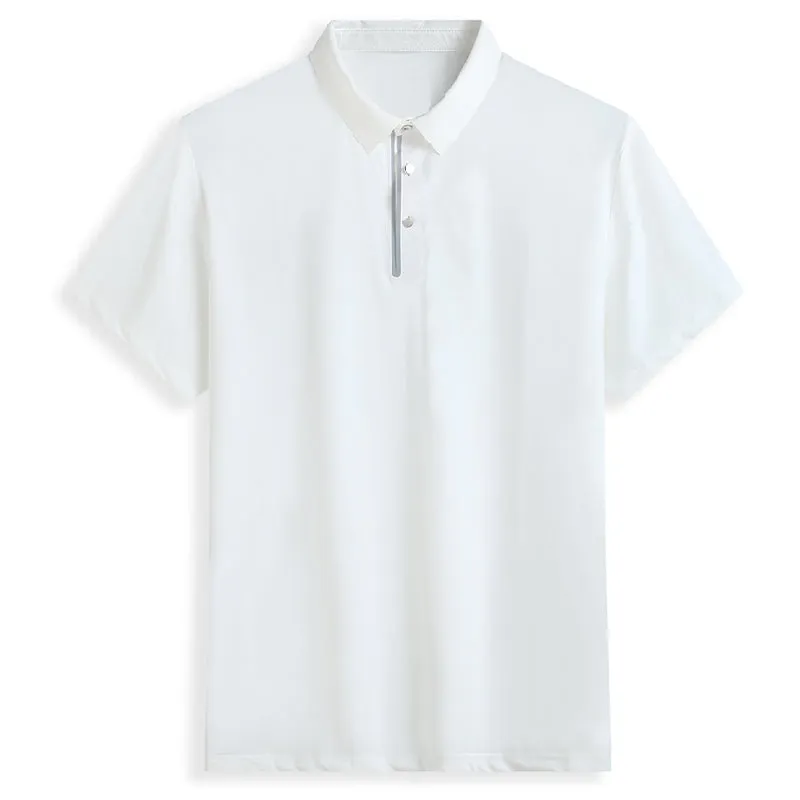 Pologize™ Elastic Buttoned Polo Shirt