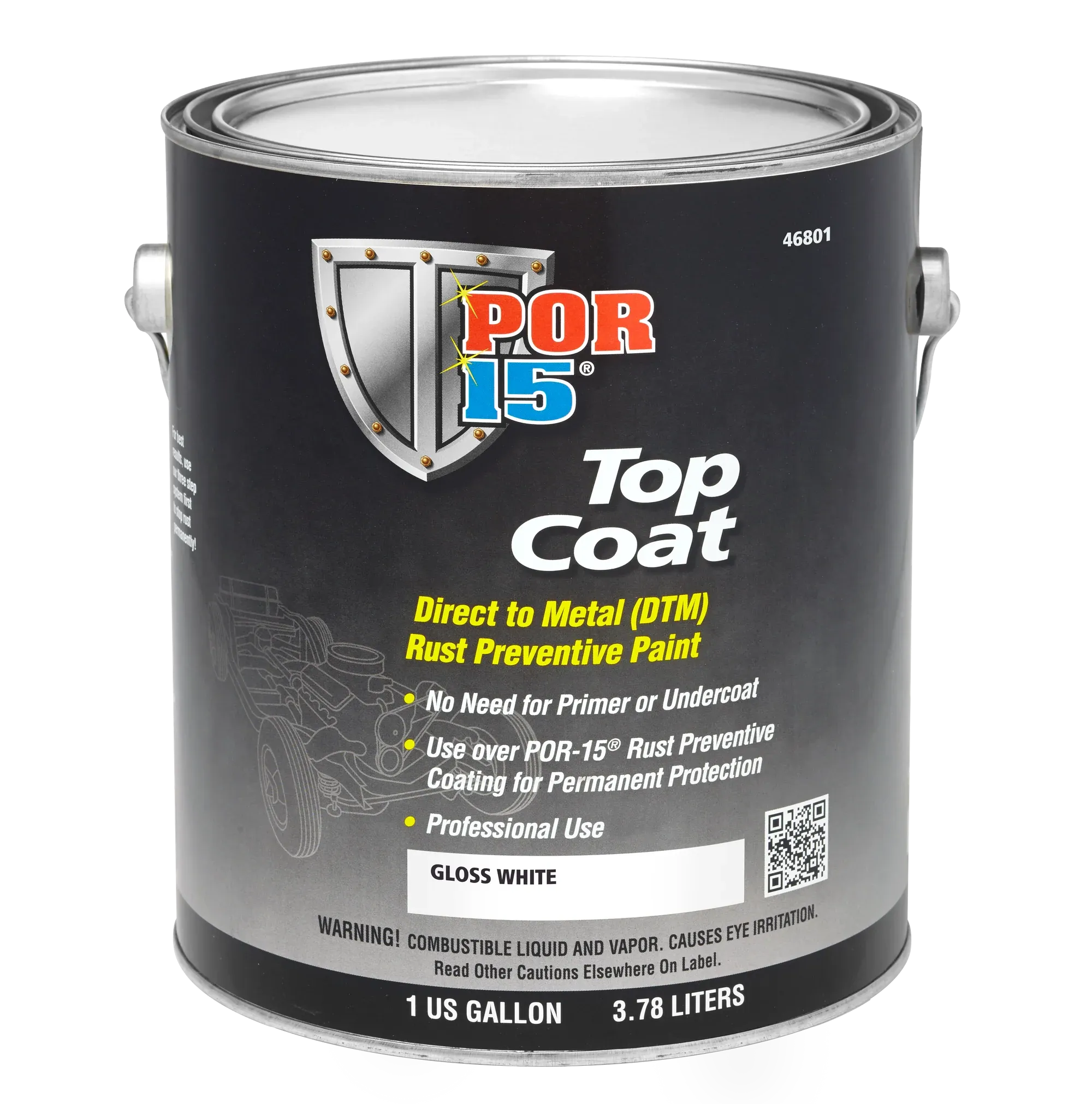 POR-15 Top Coat Direct to Metal (DTM) Paint (GALLON)