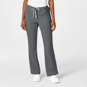 PRO Women's Moderate Flare Leg Scrub Pant - Pewter