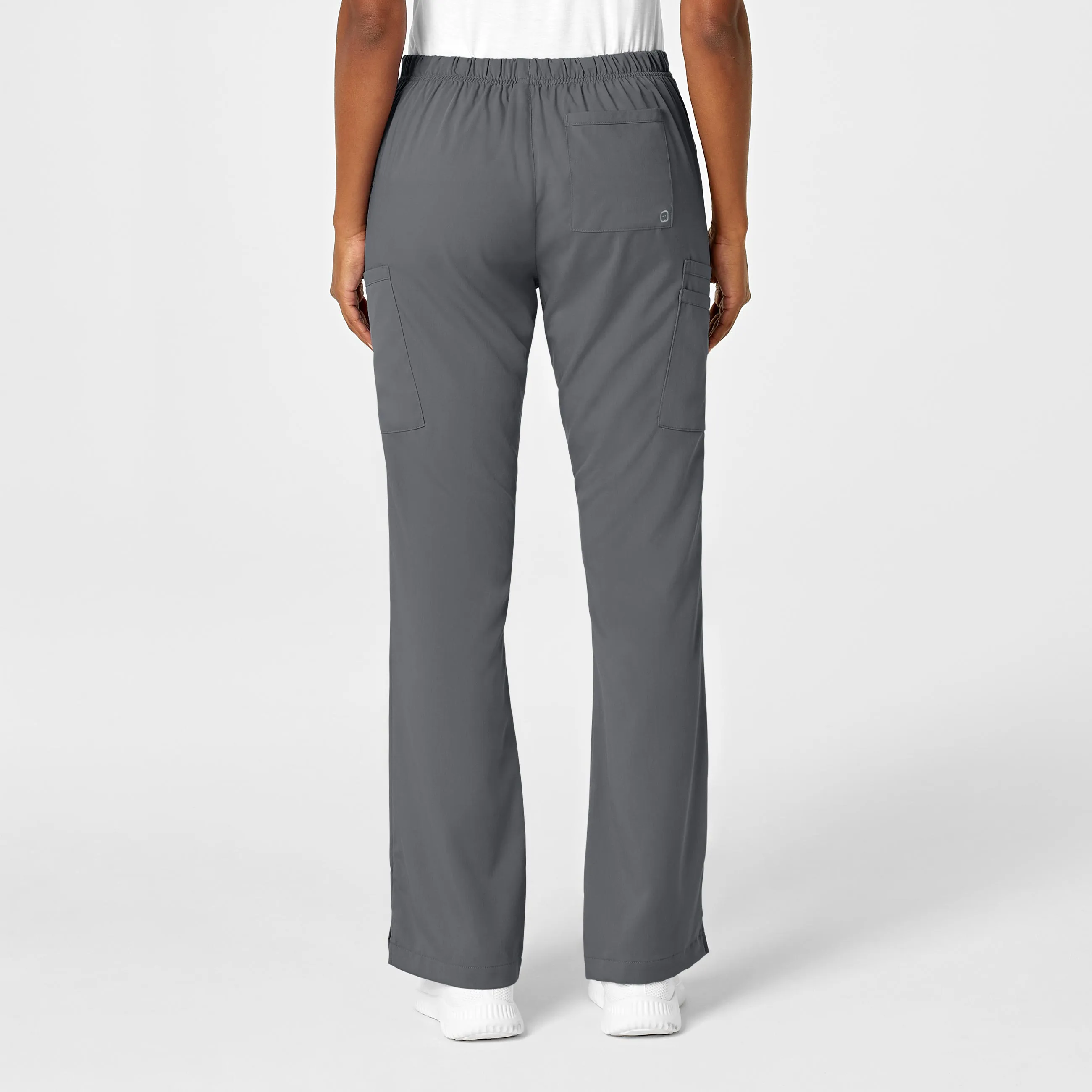 PRO Women's Moderate Flare Leg Scrub Pant - Pewter