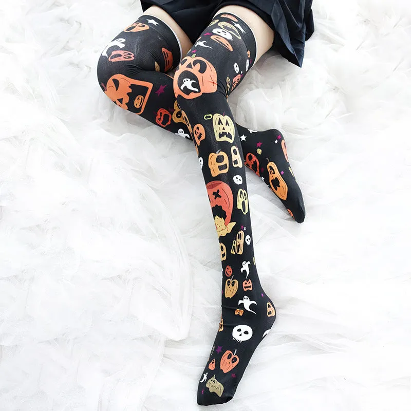 Pumpkin Horror Tights