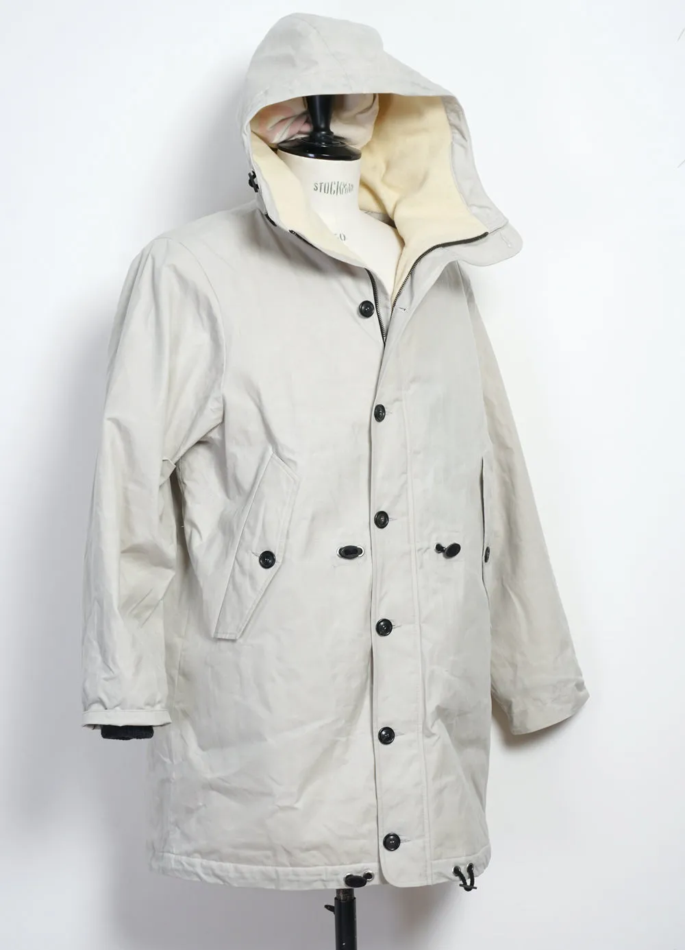 RASMUS 26-68-1 | Waxed Parka With Zipper | Snow