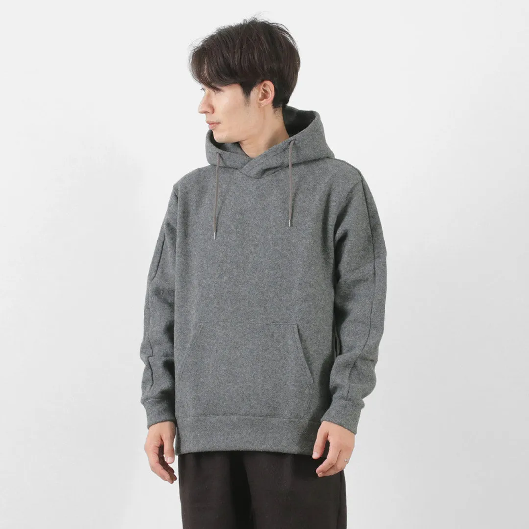 RE MADE IN TOKYO JAPAN / Wool Melton Pullover Hoodie