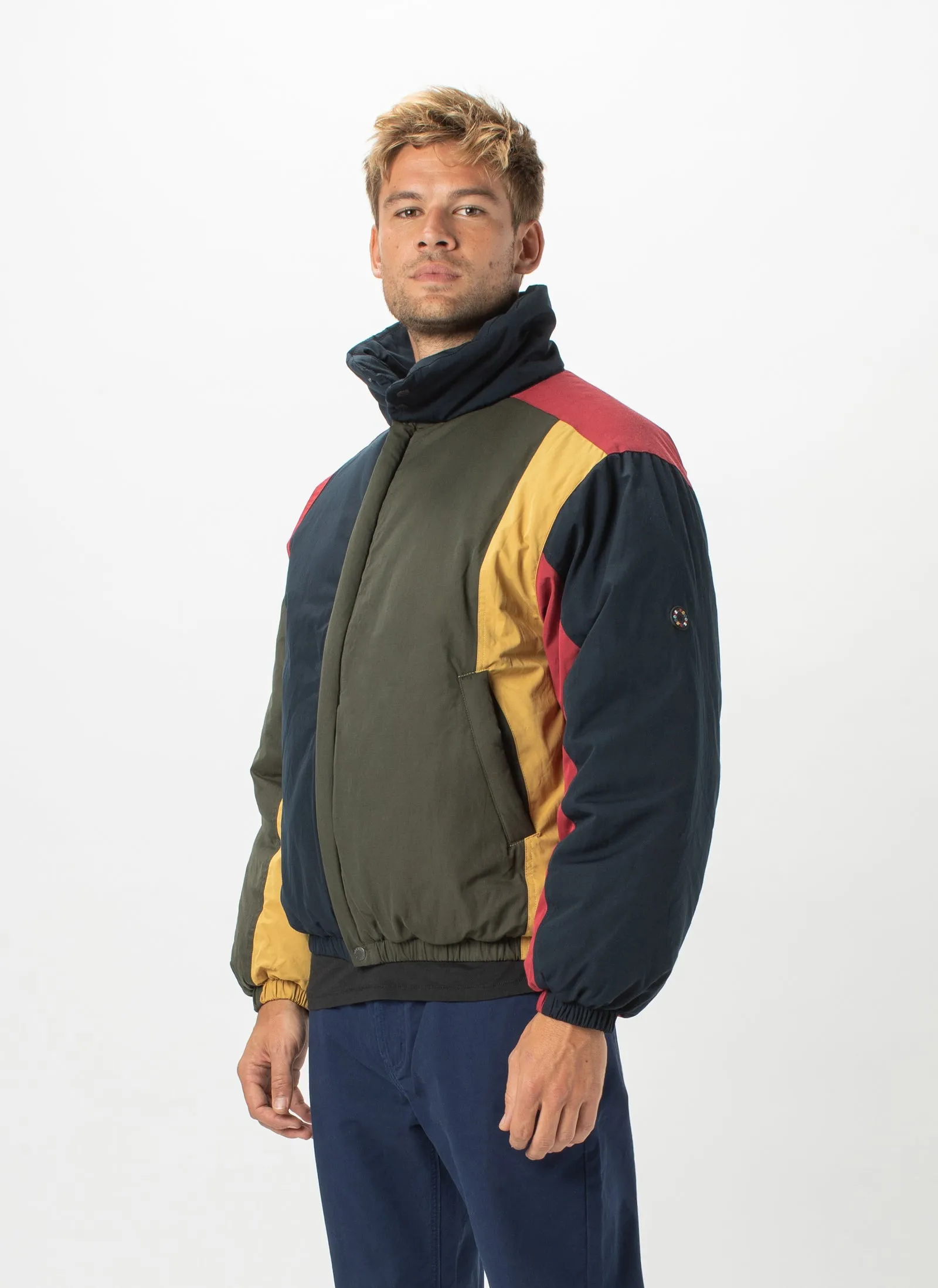 Regal Puffer Jacket Colour Block