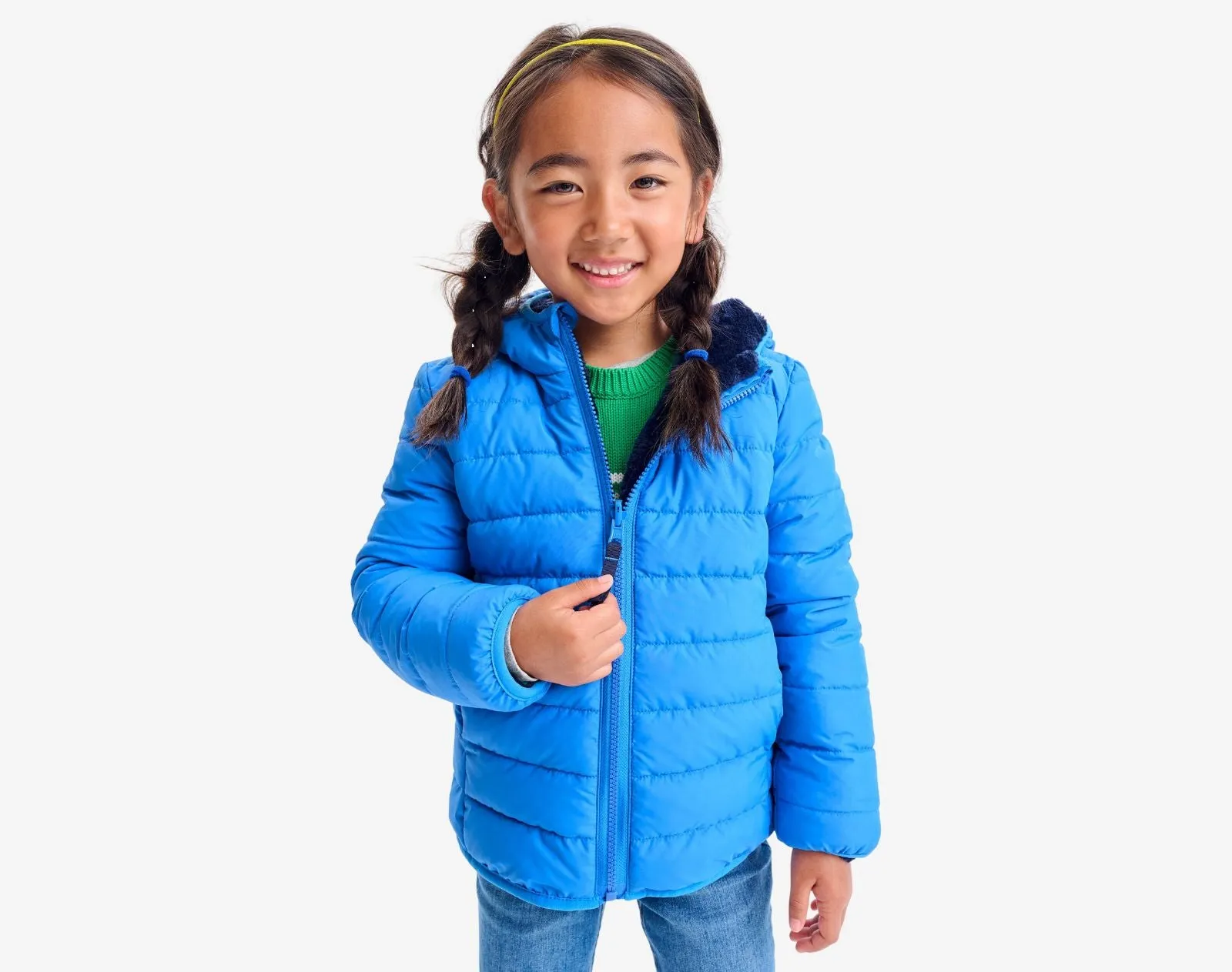 Reversible Fleece Puffer Jacket