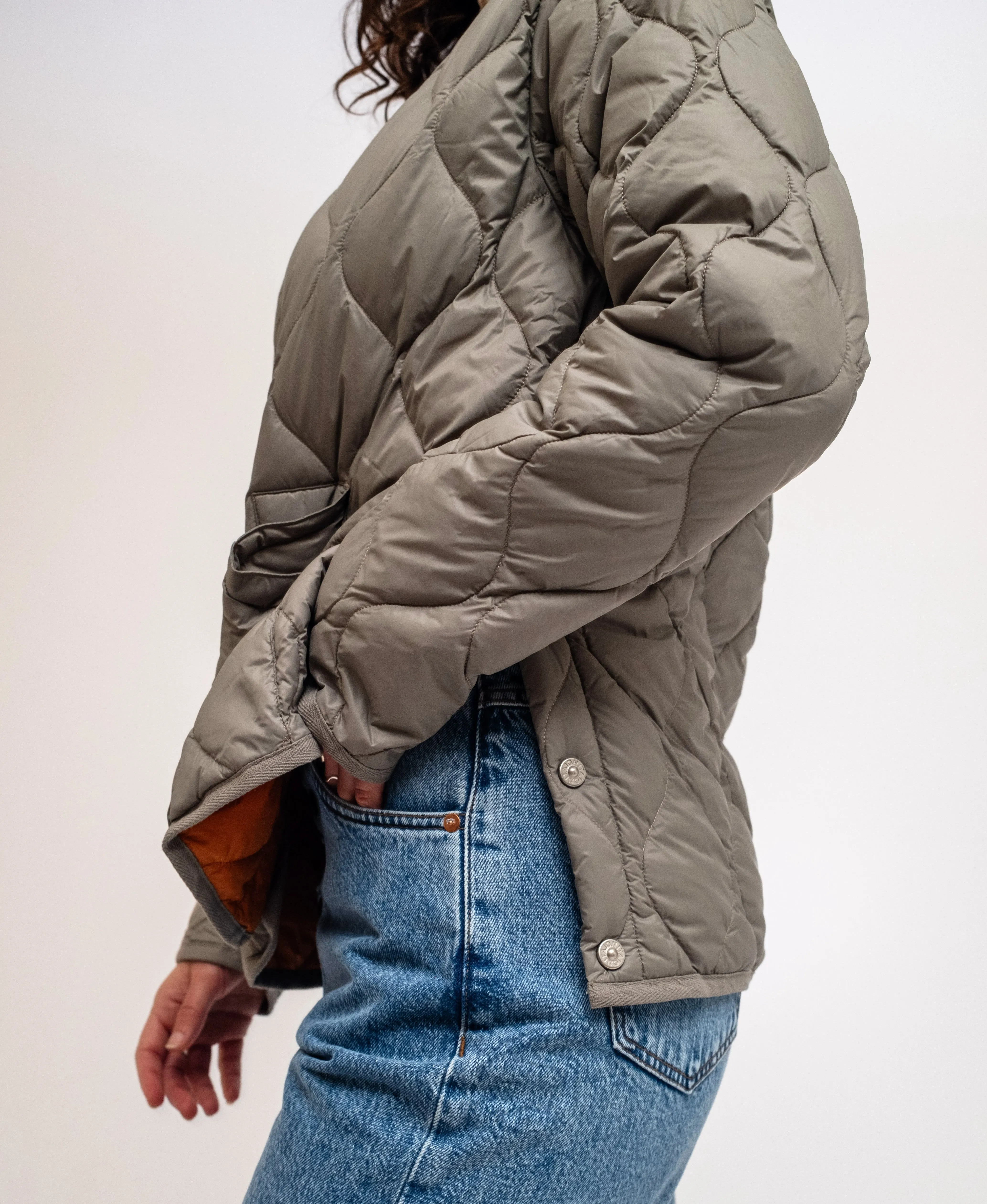 Sage Green Oversize Military Jacket