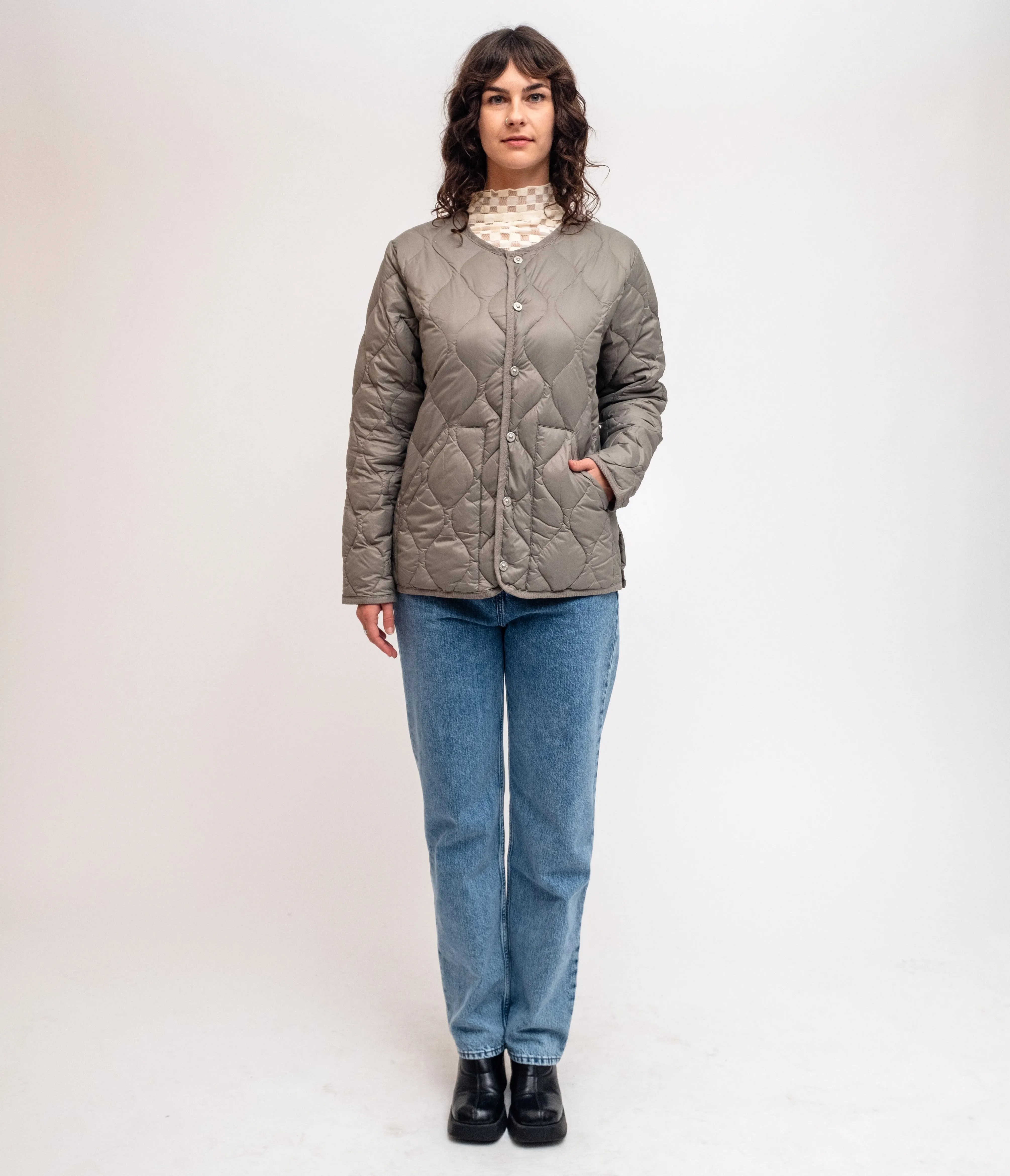 Sage Green Oversize Military Jacket