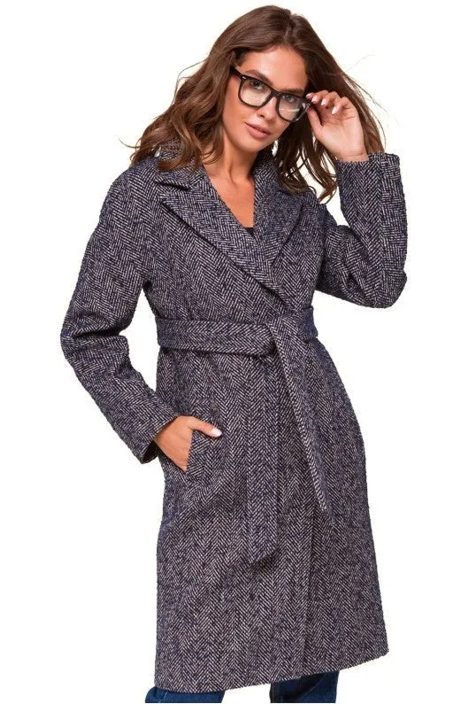 Simona Tweed Tailored Coat