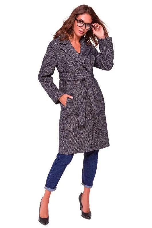 Simona Tweed Tailored Coat