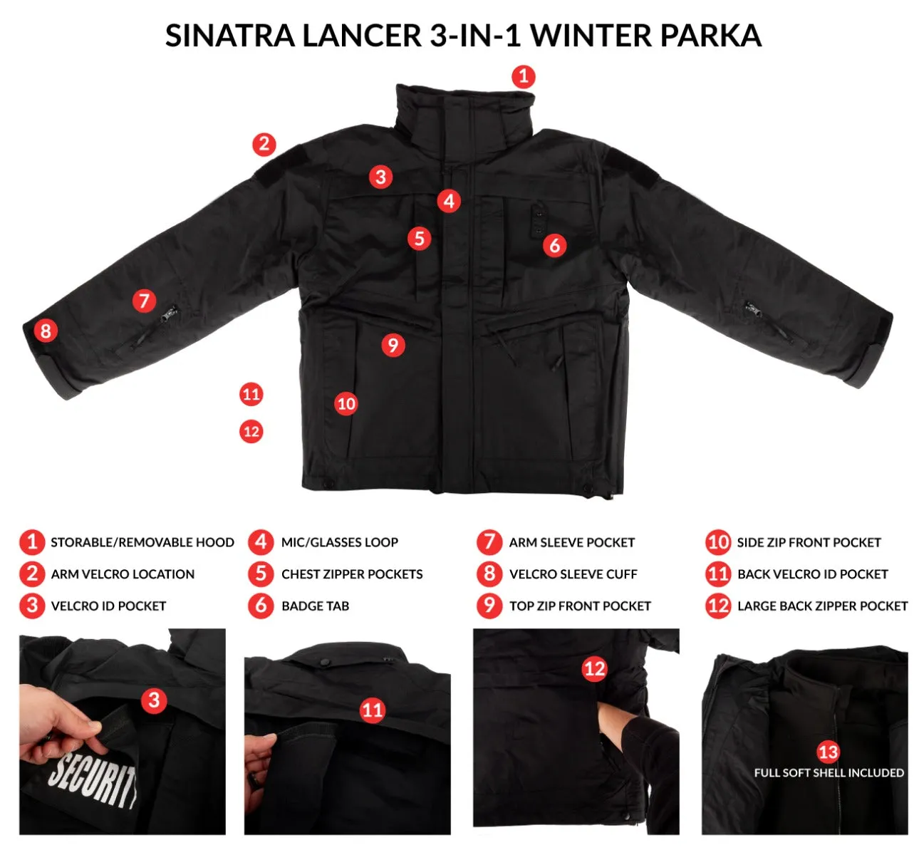 Sinatra Lancer 3 in 1 Winter Parka