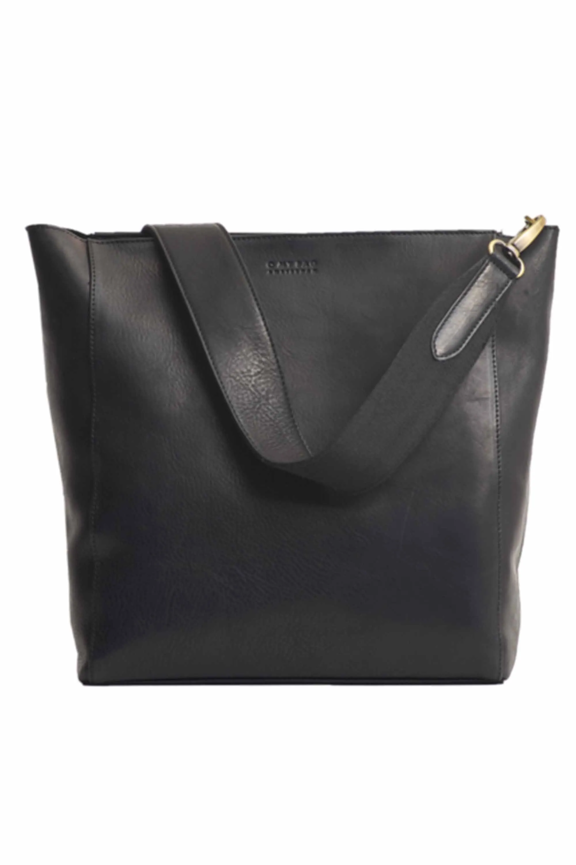 sofia shopper black stromboli leather