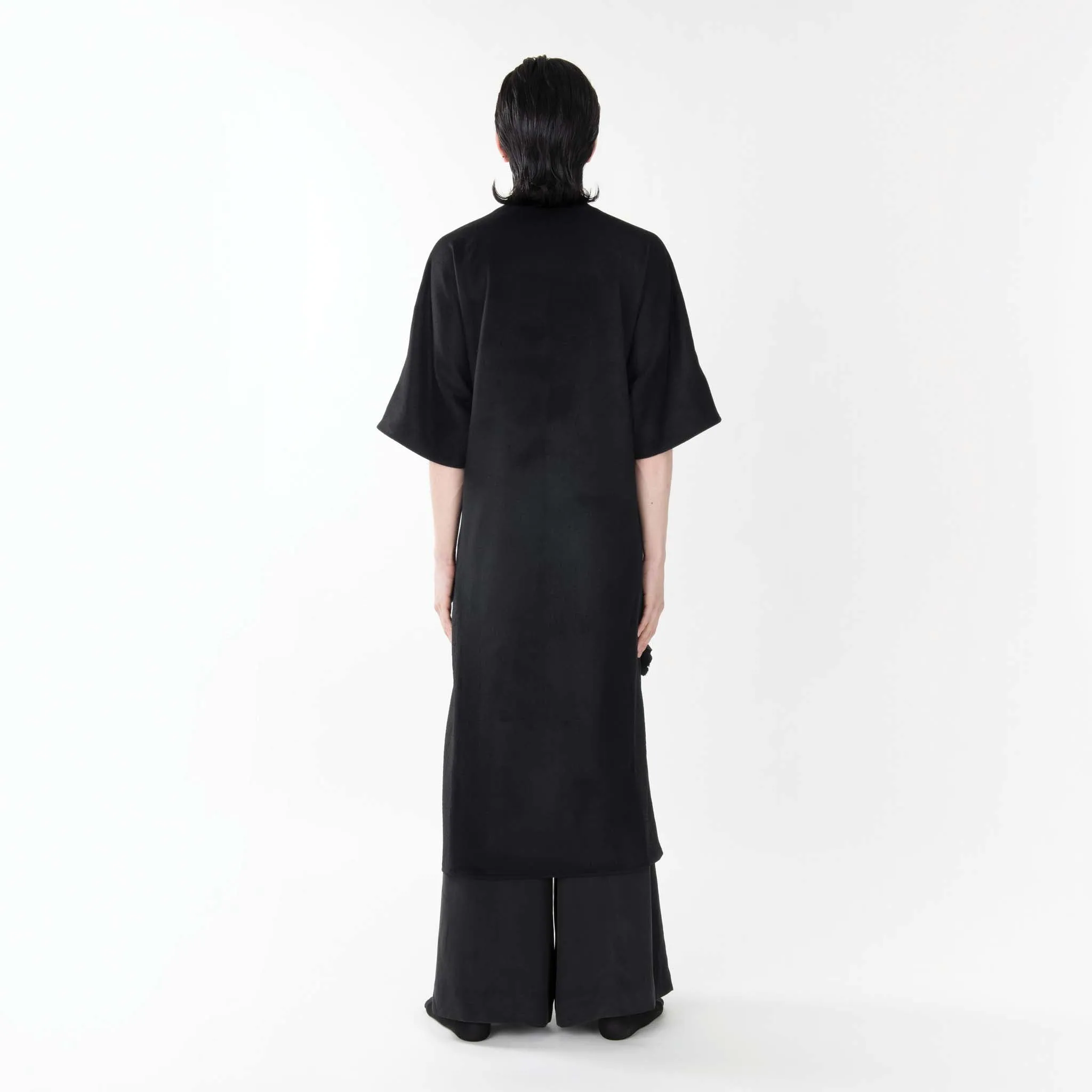 SOUNDWAVE SHORT SLEEVE LONG COAT