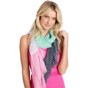 Southern Tide Regatta Stripe Scarf Multi