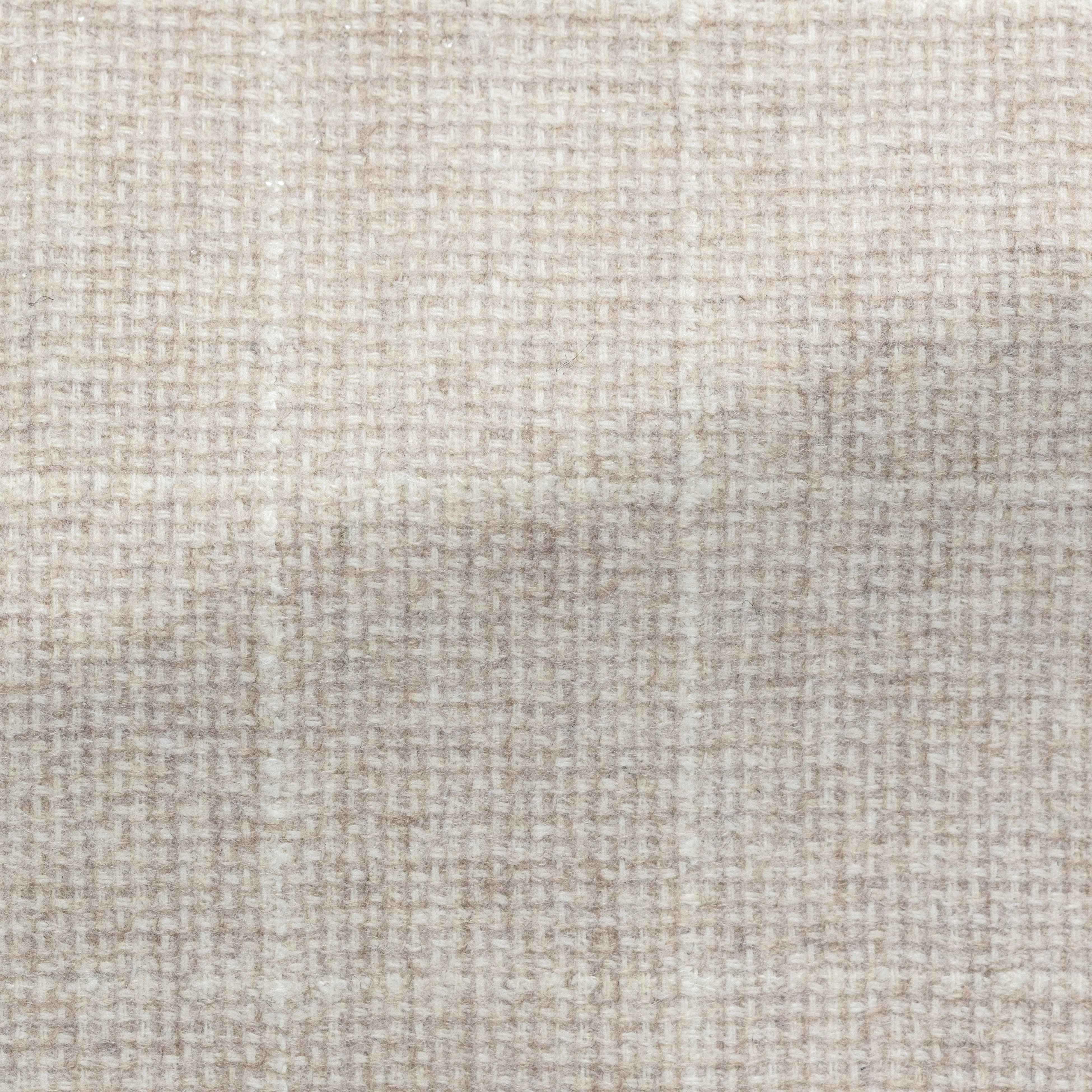 Sport Coat - Sand Wool-Cashmere Basketweave with Tonal Windowpane 9053