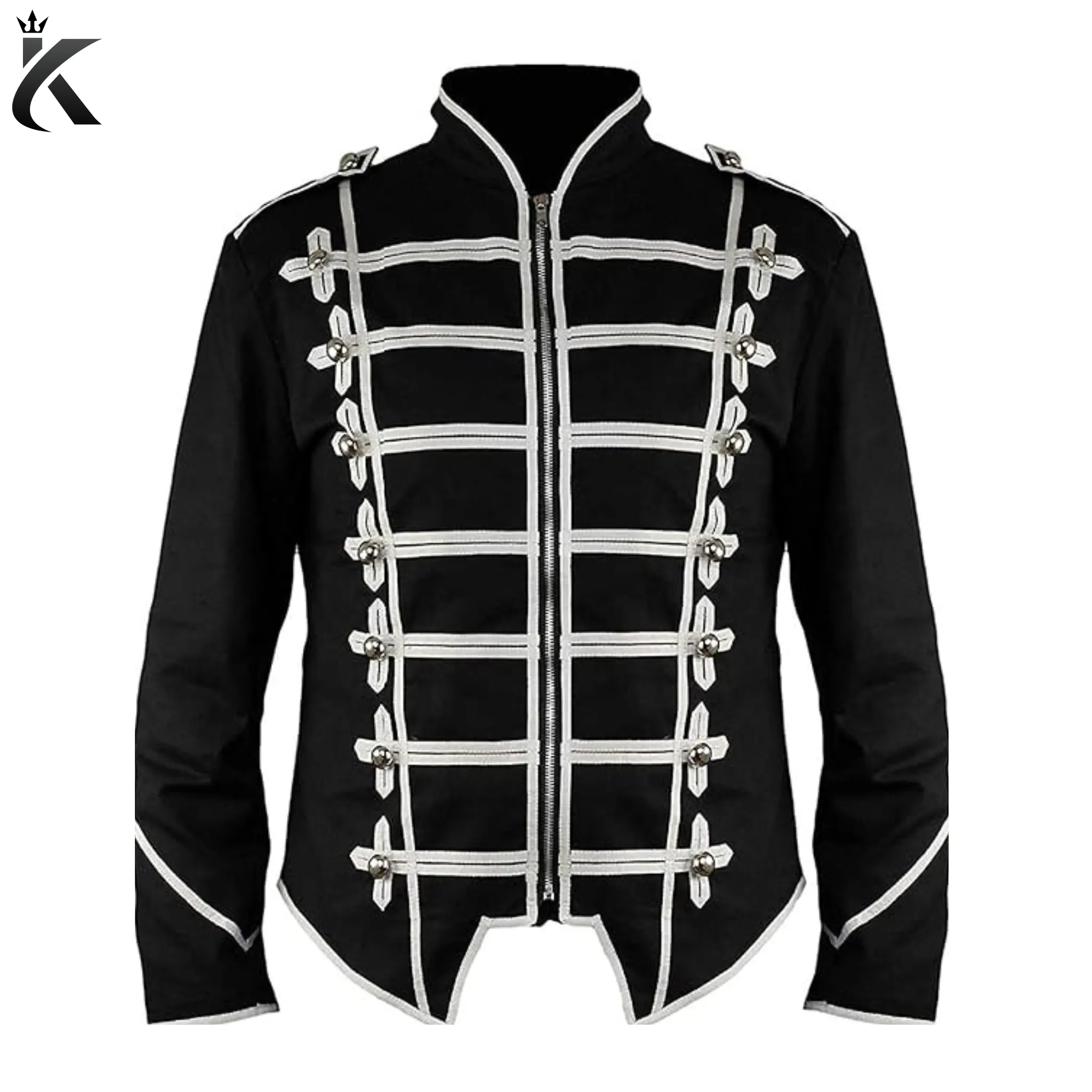 Steampunk Men’s Military Drummer Parade Jacket Gothic Clothing - Pride and Power