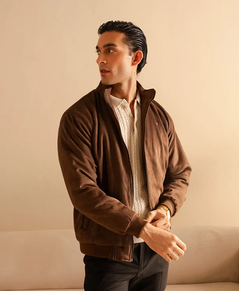 Suede DK Brown Jacket