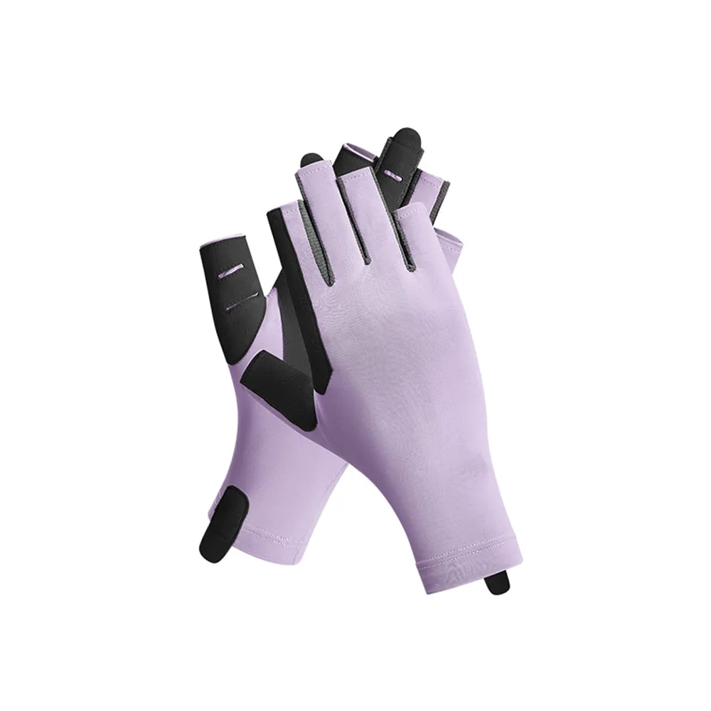 Sun-protective Golf Gloves UPF 50  Half-Finger Gloves