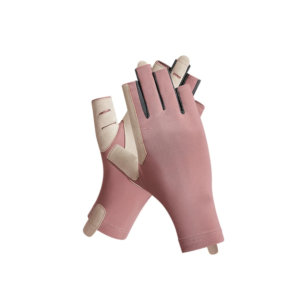 Sun-protective Golf Gloves UPF 50  Half-Finger Gloves