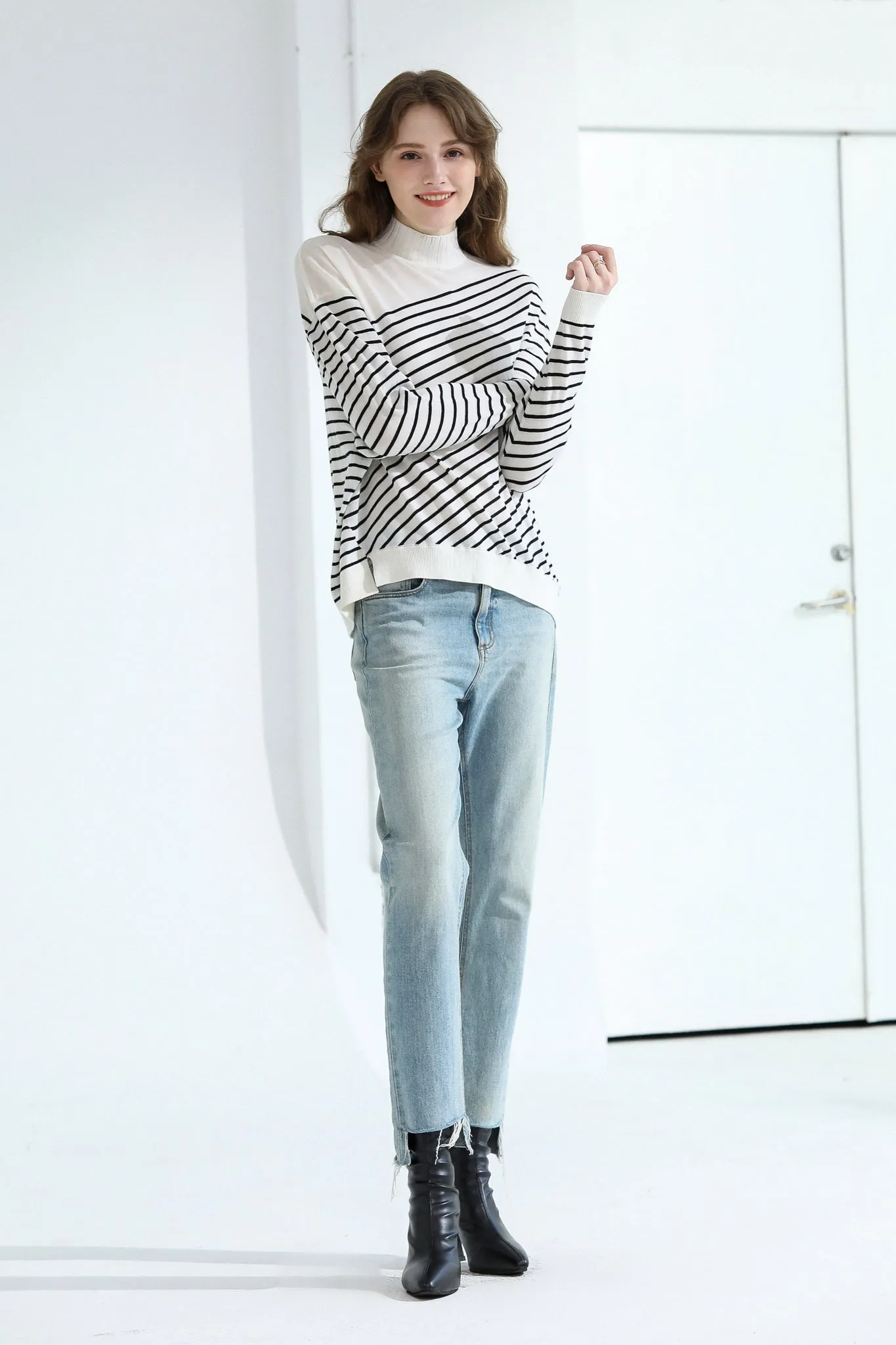 Sylphide | Shiloh Stripes Wool Sweater