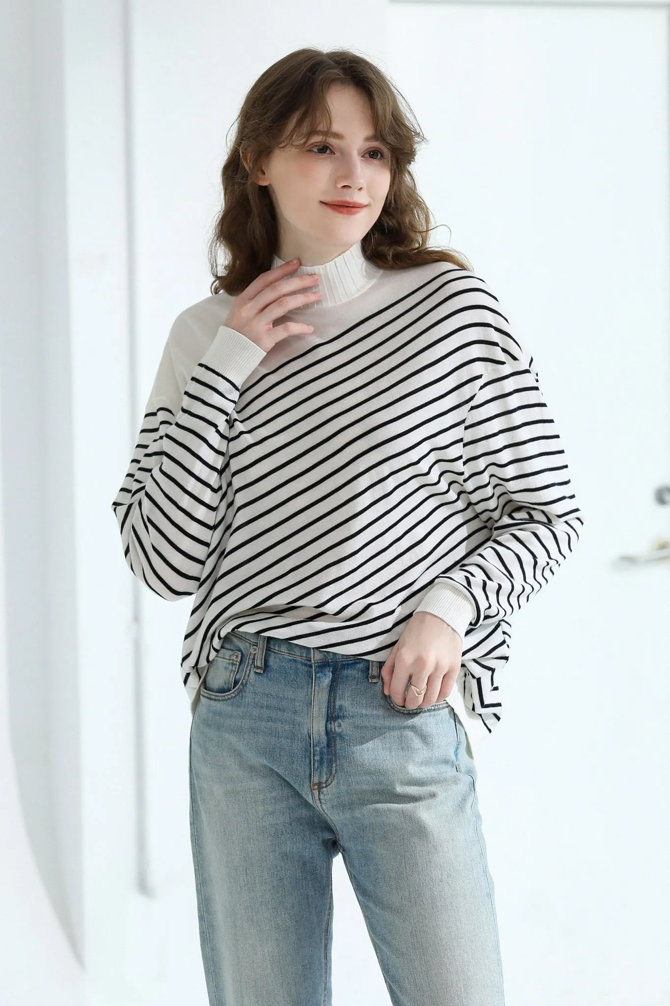 Sylphide | Shiloh Stripes Wool Sweater