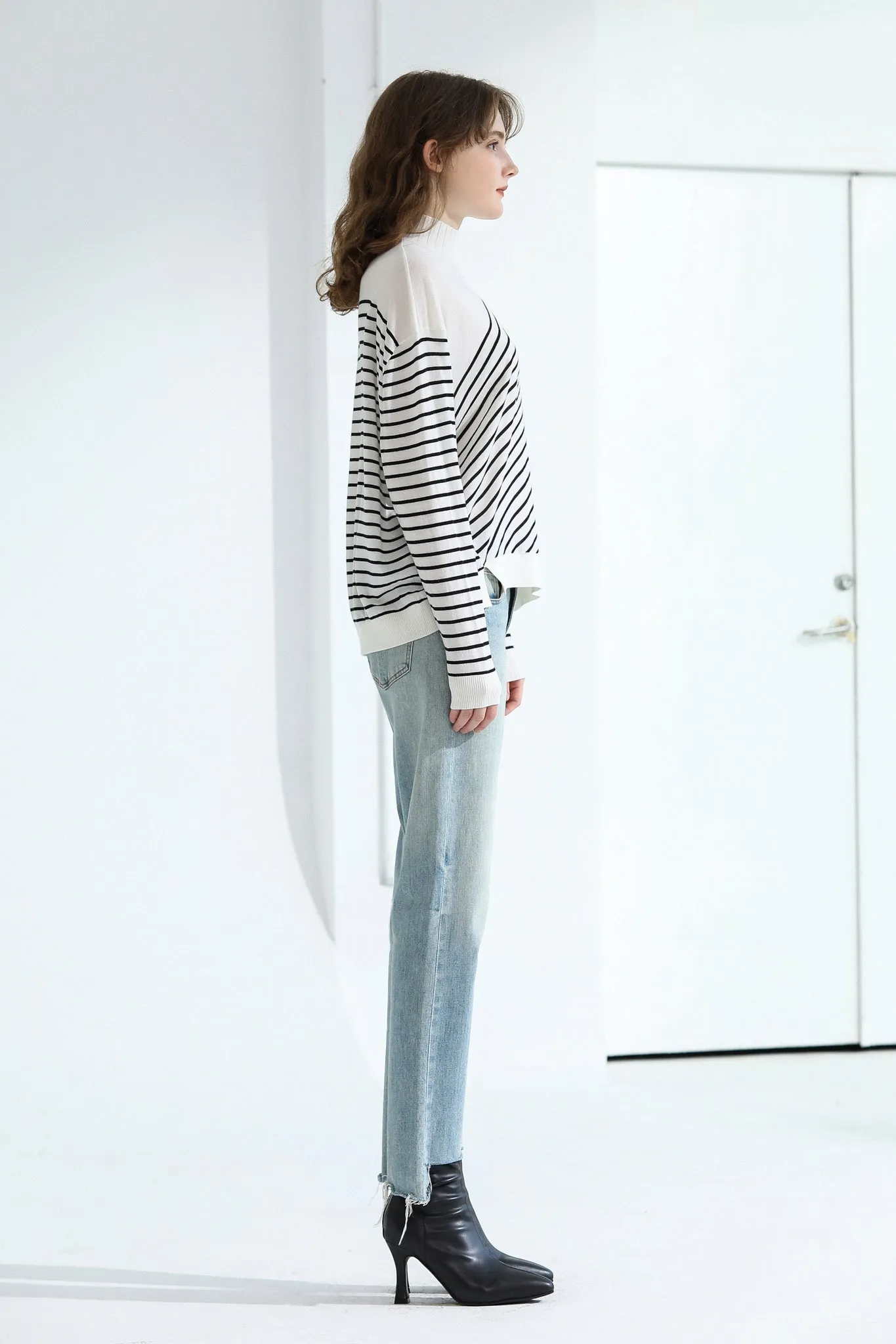 Sylphide | Shiloh Stripes Wool Sweater