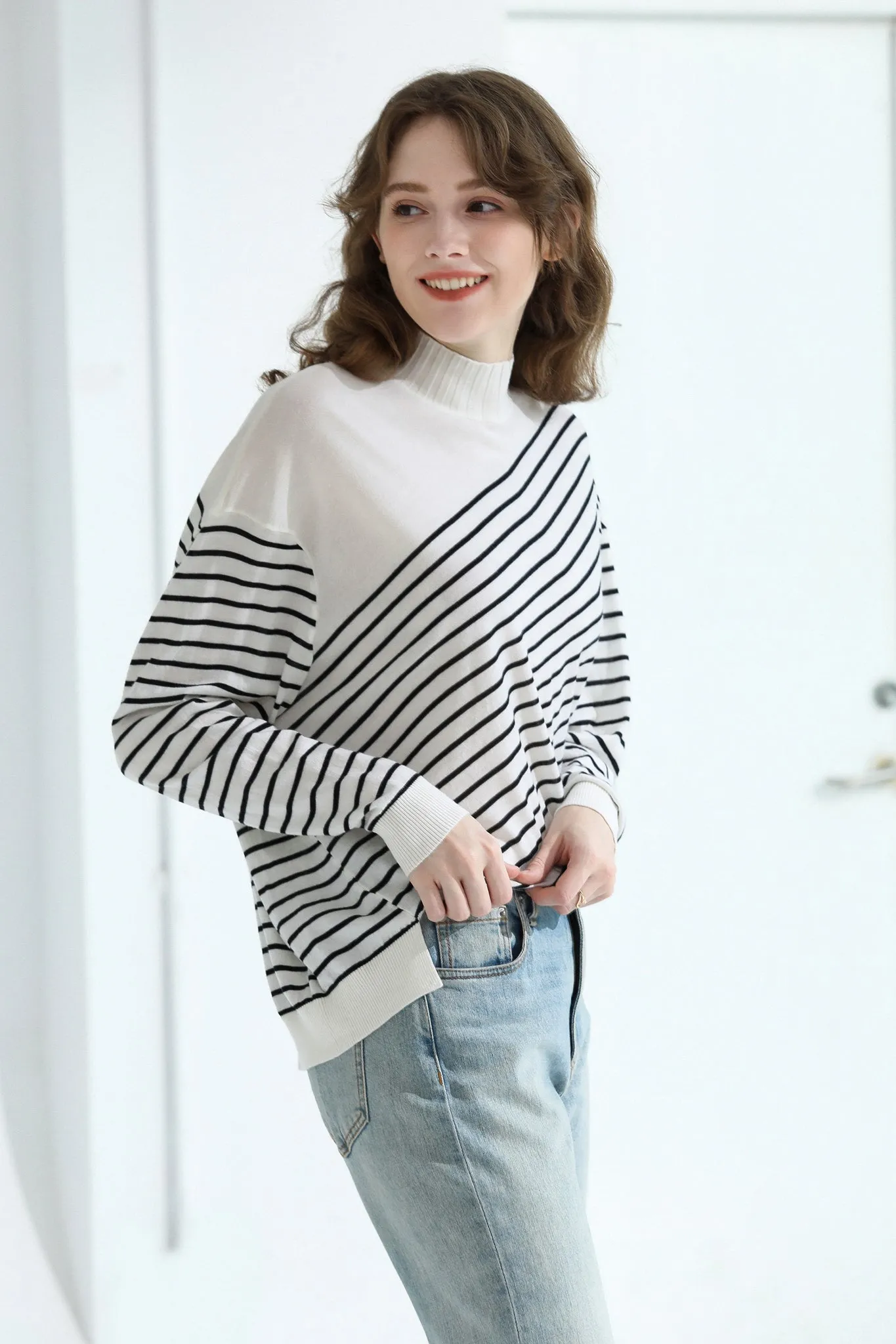 Sylphide | Shiloh Stripes Wool Sweater