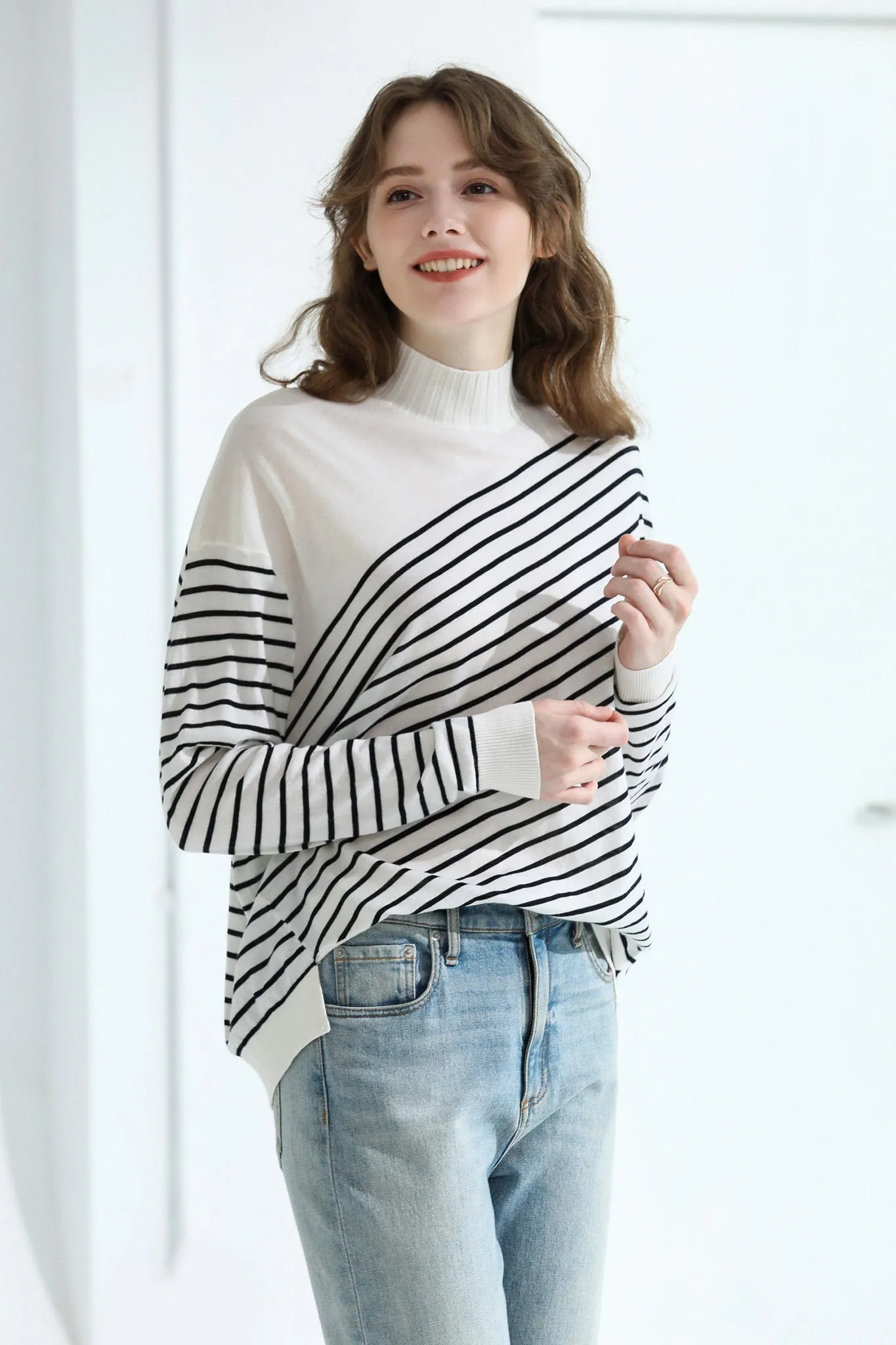 Sylphide | Shiloh Stripes Wool Sweater